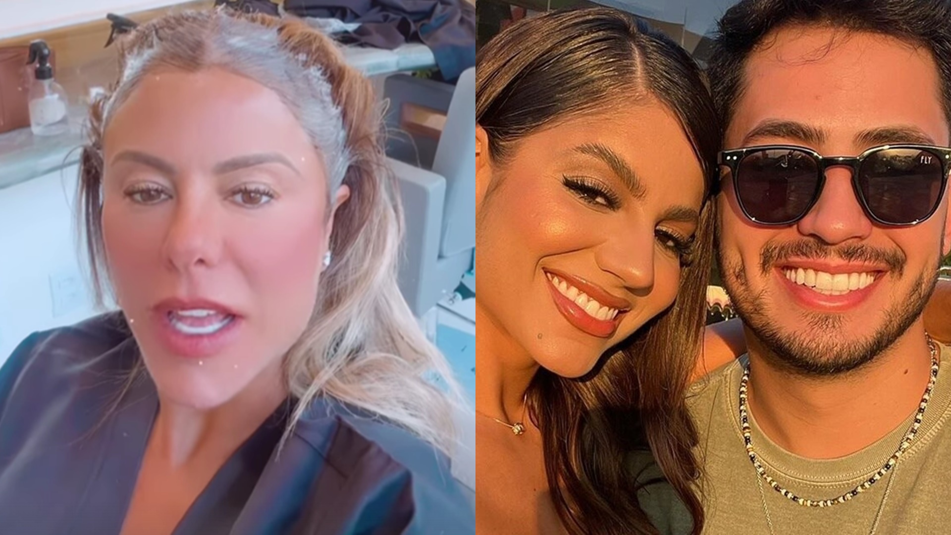 Poliana Rocha se pronuncia sobre boatos de briga com nora de Leonardo: “É isso”