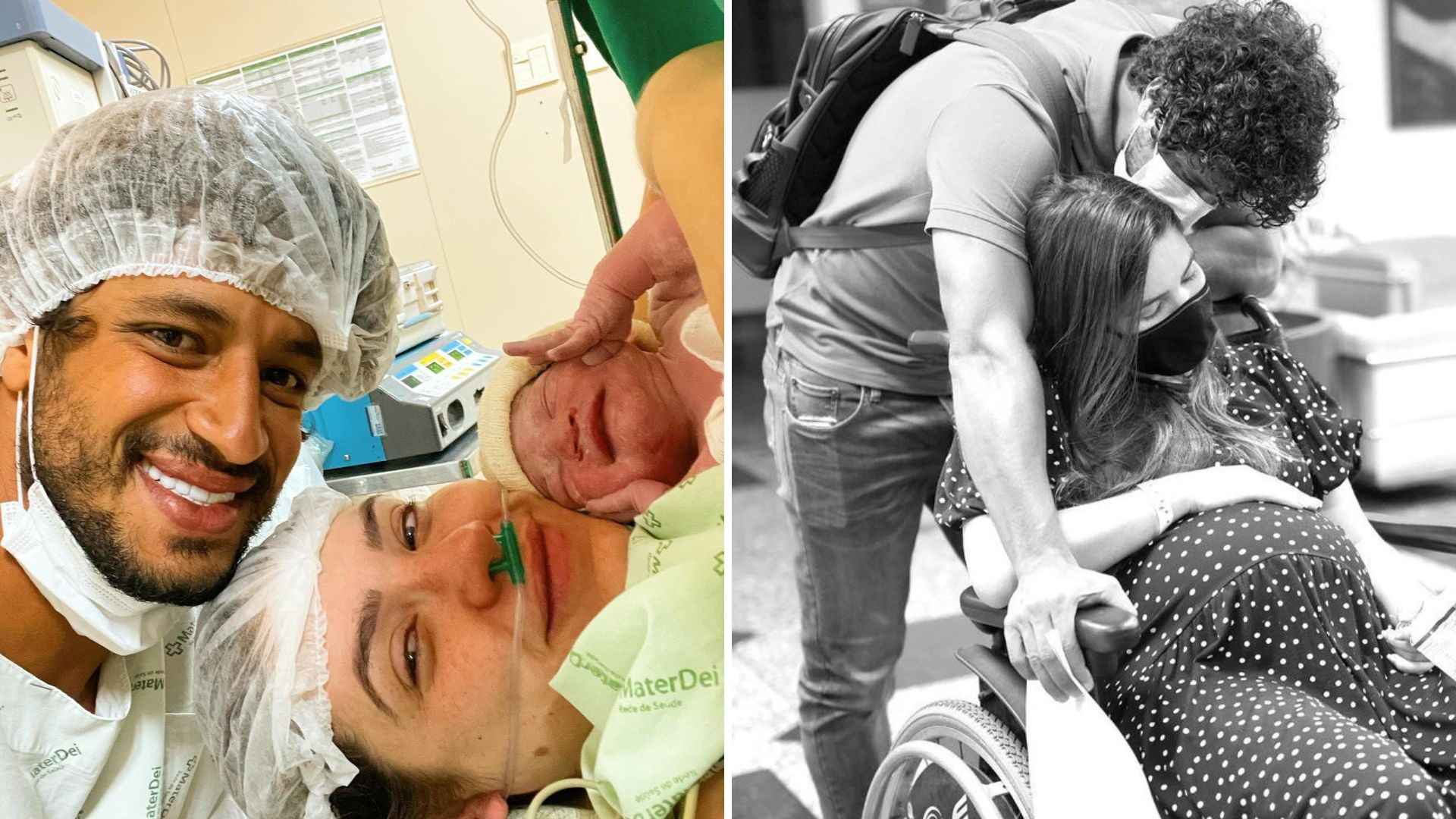 Primeiro parto de Camila Campos já teve cuidados especiais; relembre o momento