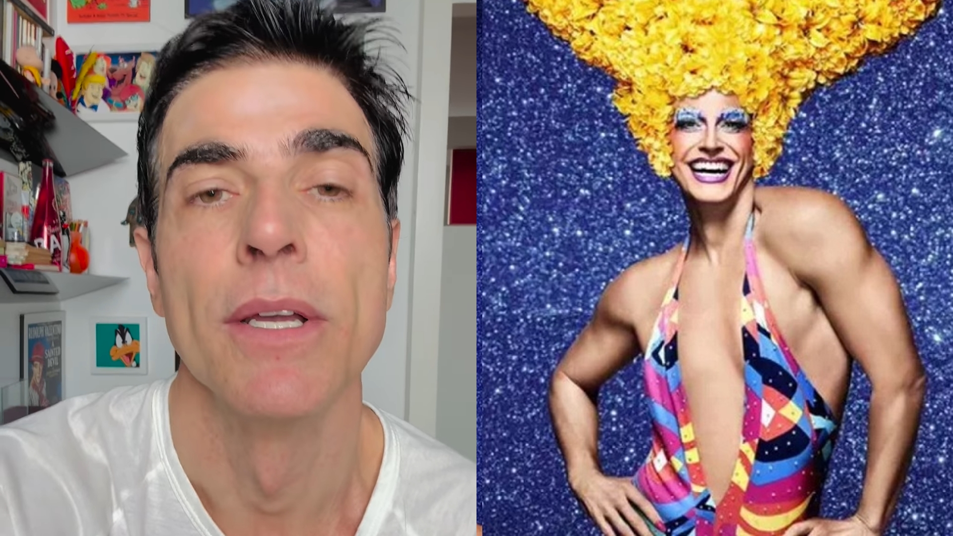 Reynaldo Gianecchini rebate ataques por interpretar drag queen: “Querem me cancelar”