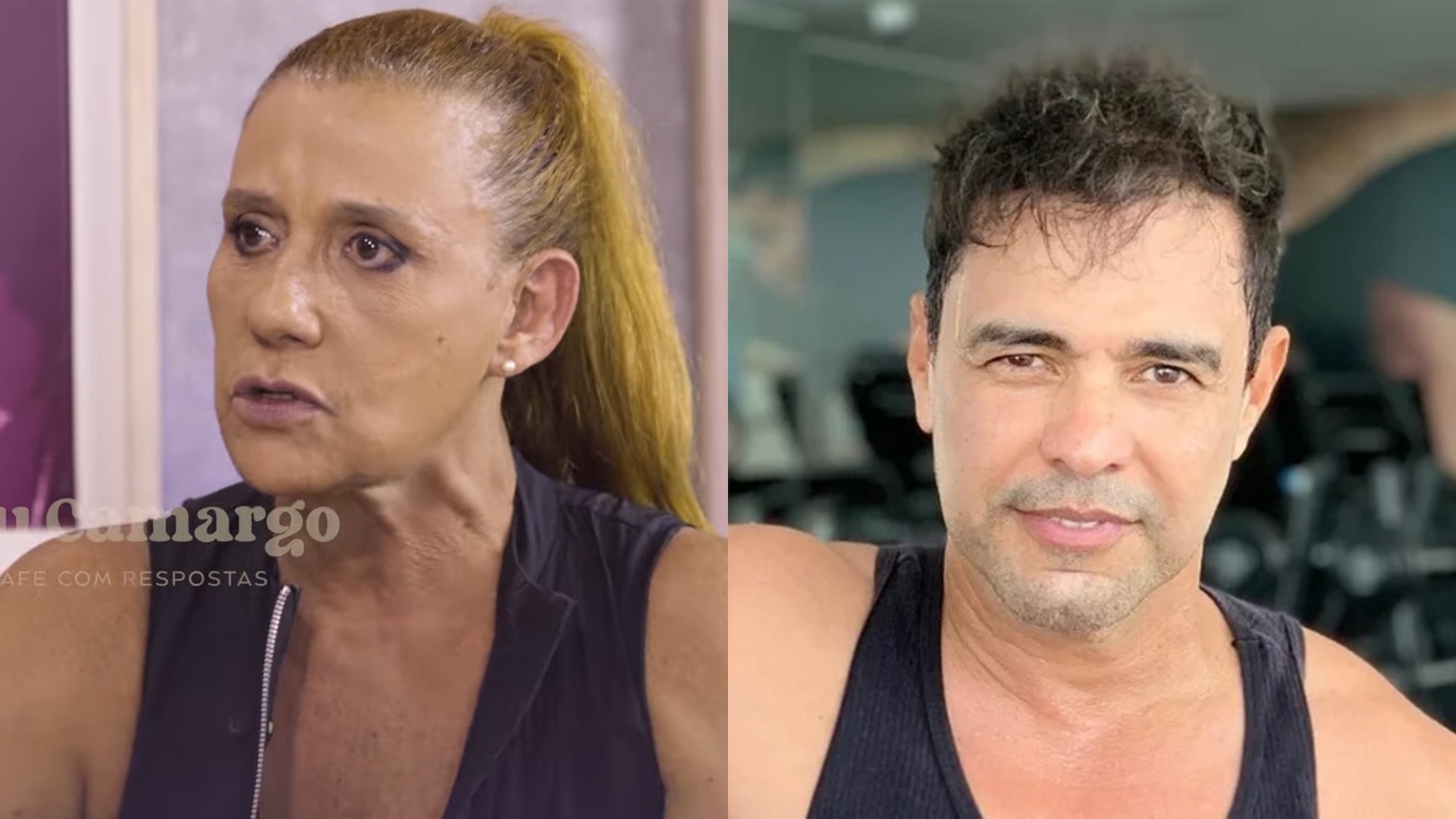 Rita Cadillac diz que tomou fora de Zezé Di Camargo após ajudá-lo: “Olhou pra minha”
