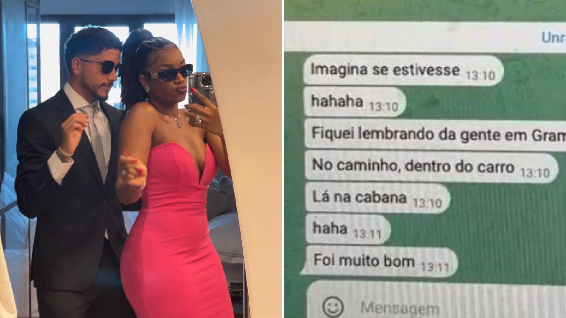 Traição exposta: Veja os prints de Yuri Lima e amante revelados por Iza