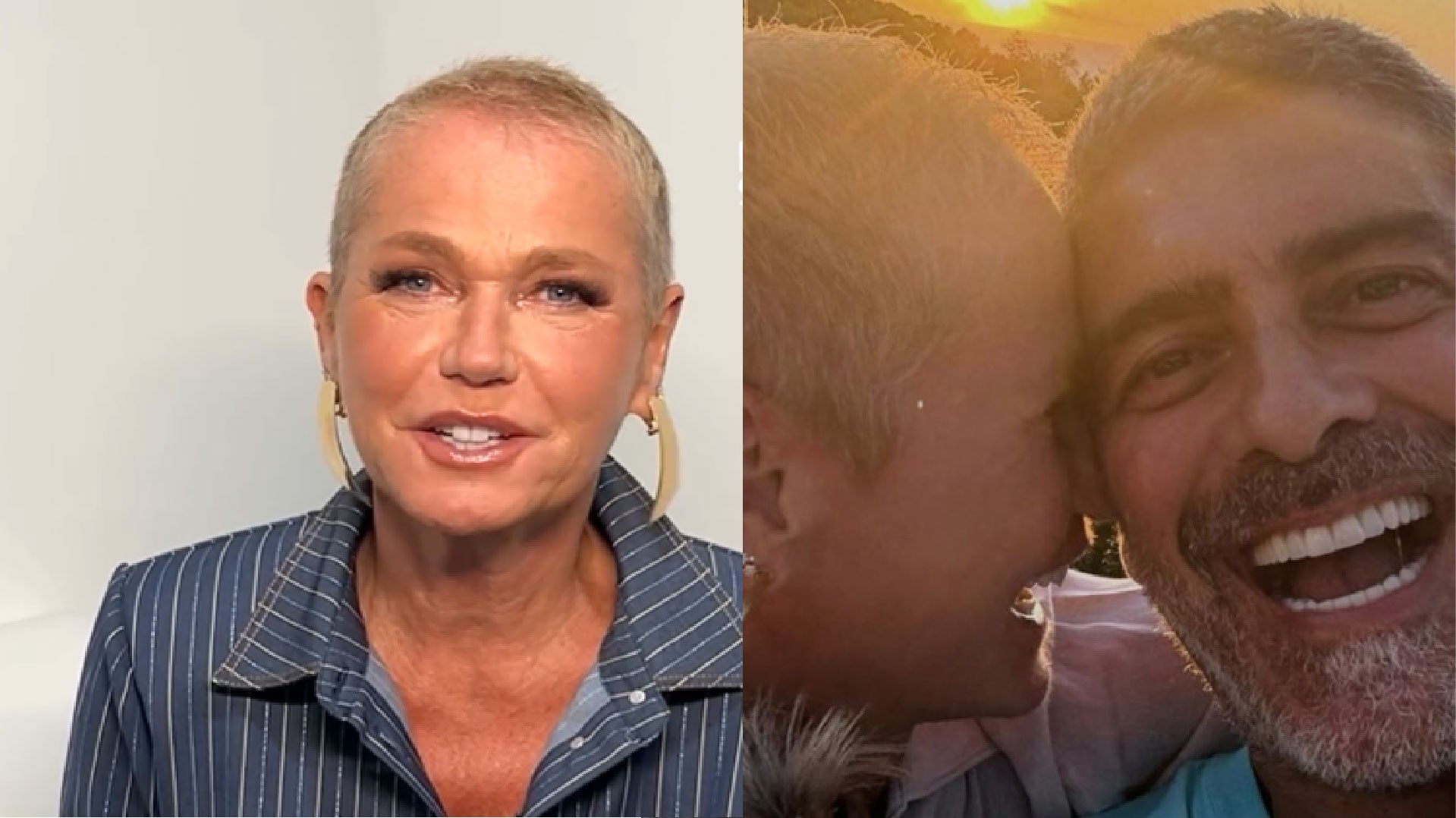 Xuxa abre o jogo sobre possibilidade de casamento aberto com Junno Andrade