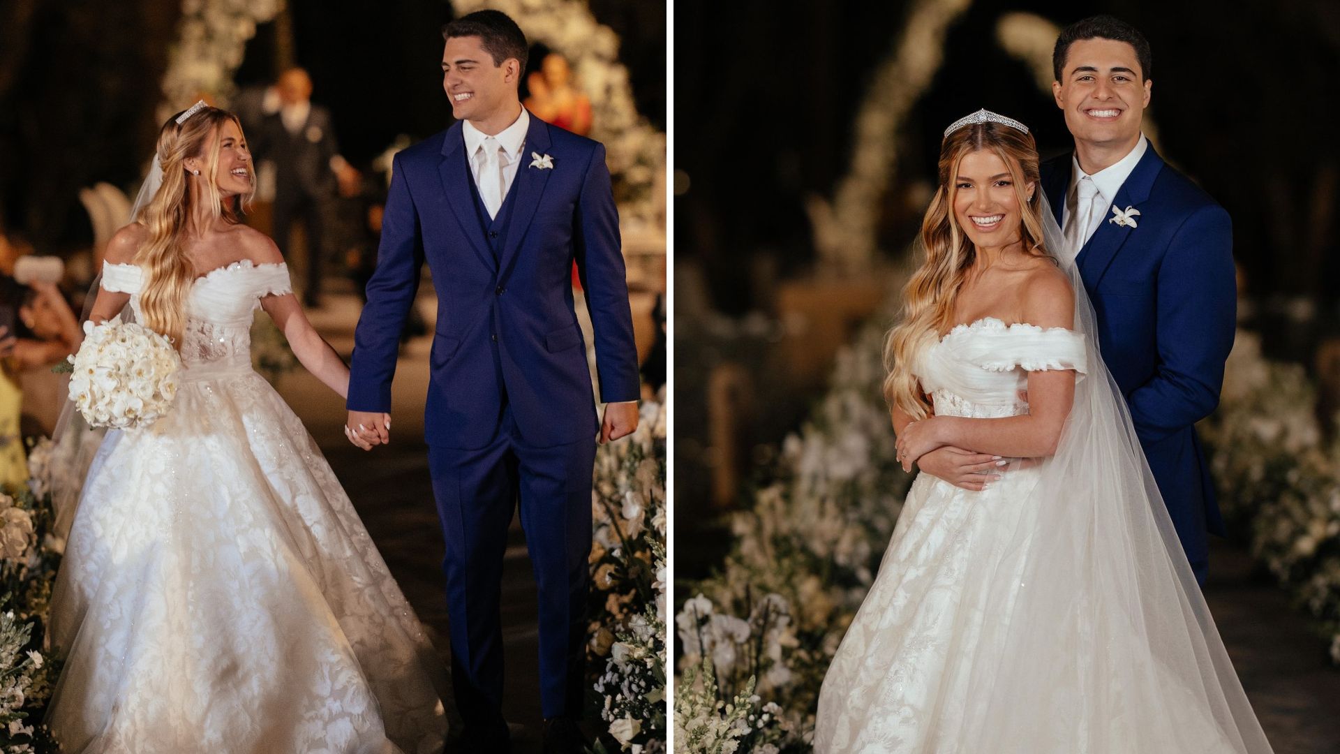 ‘Vestido dos sonhos’: Noiva revela exigência do caçula de César Filho para look de casamento