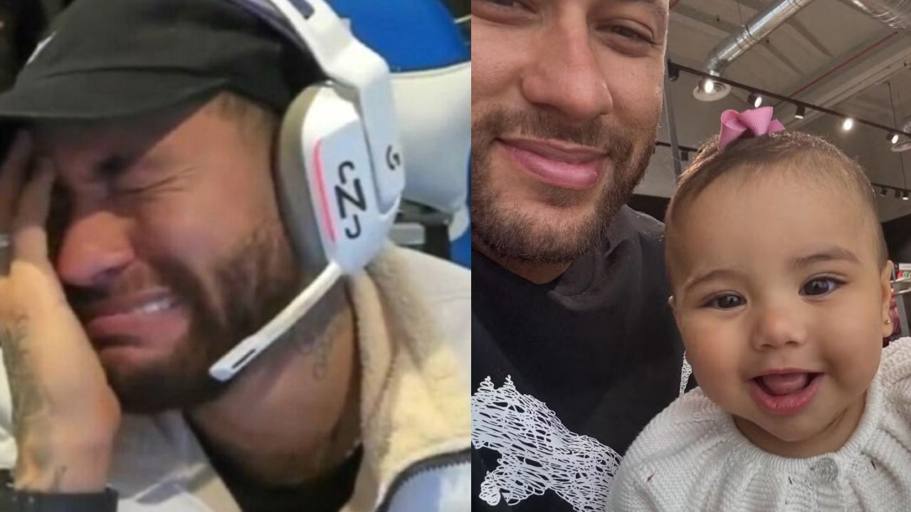 Neymar cai no choro ao ver primeiros passos da filha: “Não consegui ver pessoalmente”