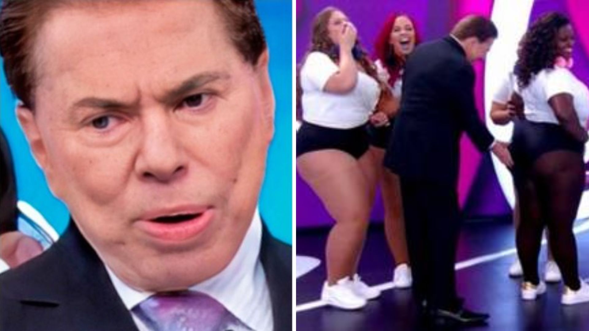 Antes de Preta Gil, Silvio Santos foi acusado de ser gordofóbico com dançarinas: “Enchimento”
