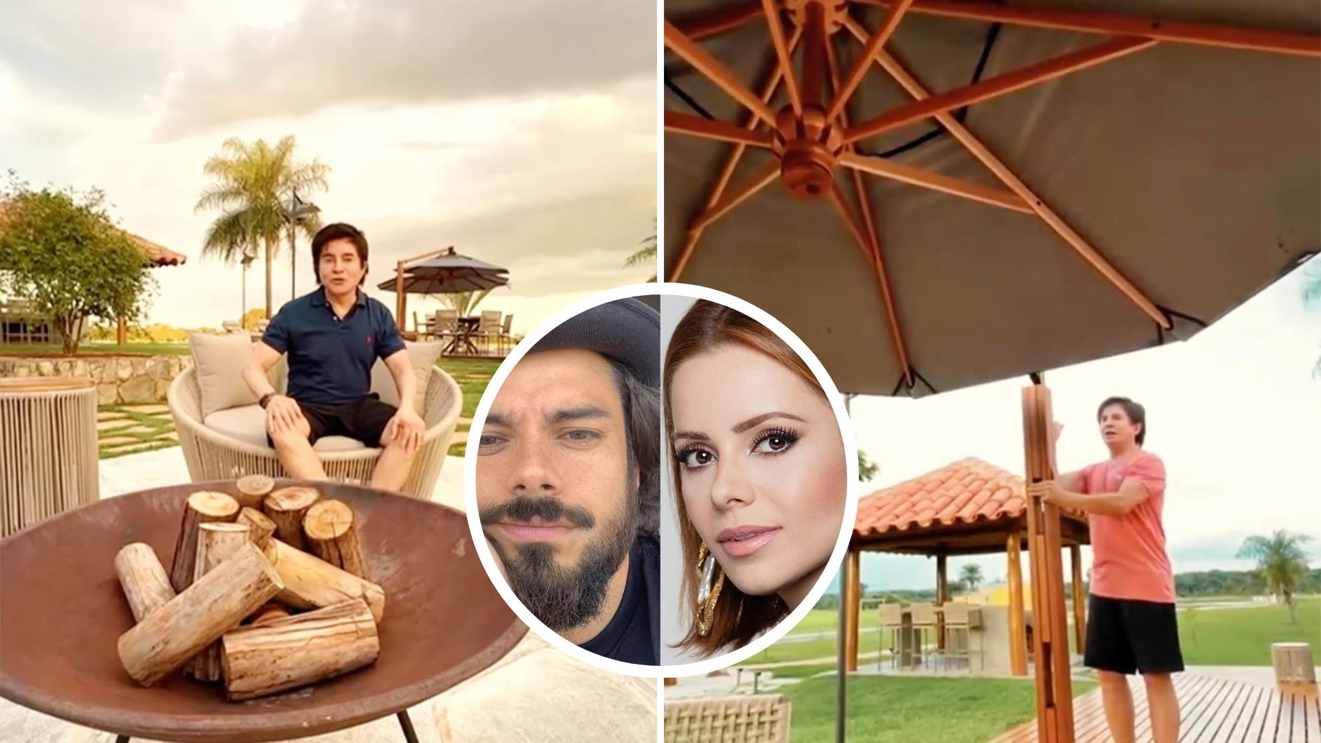 Conheça a fazenda de Xororó, o ninho de amor luxuoso de Sandy e médico gato
