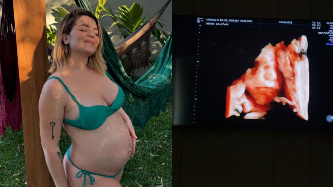 Viih Tube revela rosto do filho através de ultrassonografia: “Te amo”