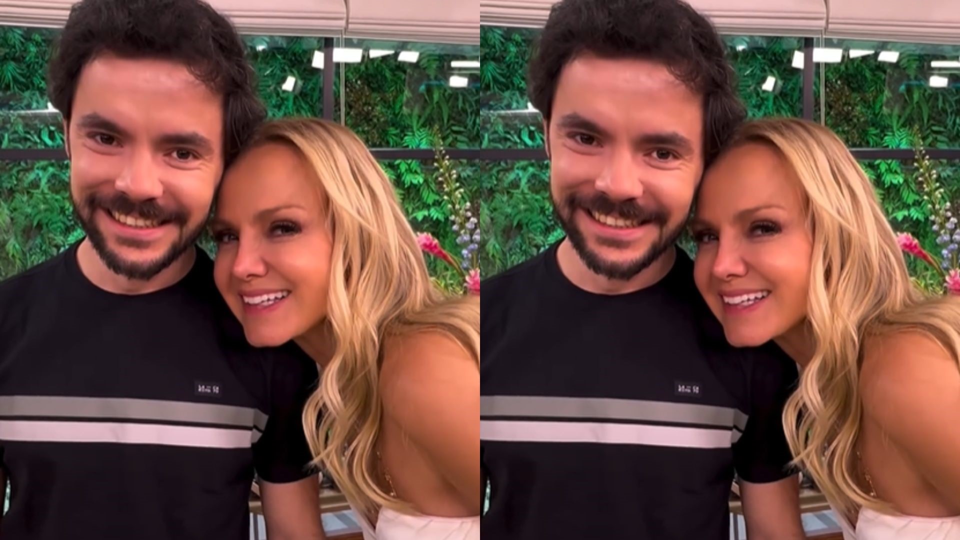 Lembra dele? Eliana recria foto tirada com ator mirim há 20 anos: “Minhas crianças”