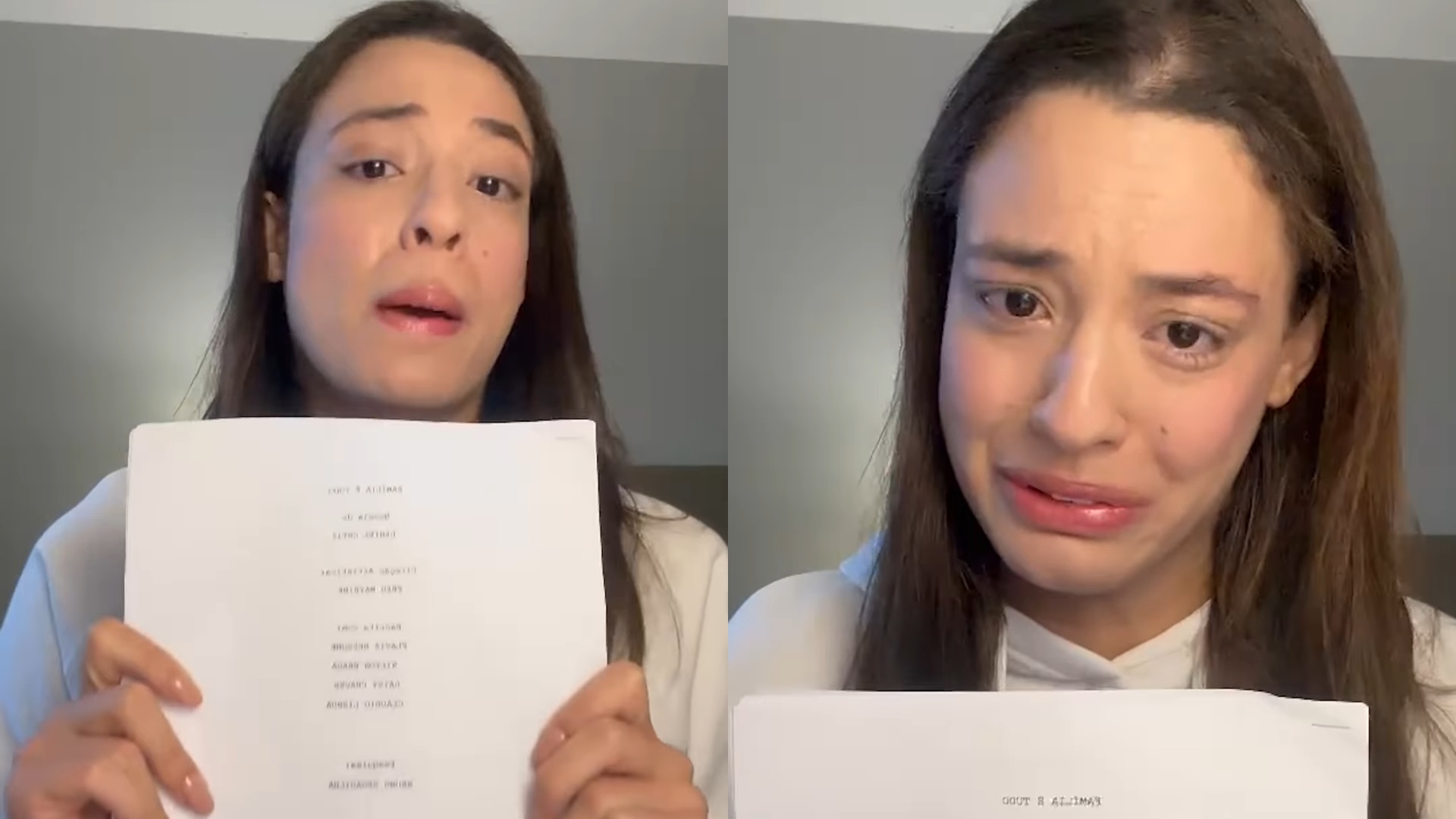 Ex-BBB Beatriz Reis chora ao receber roteiro em novela da Globo: “É muita luta”