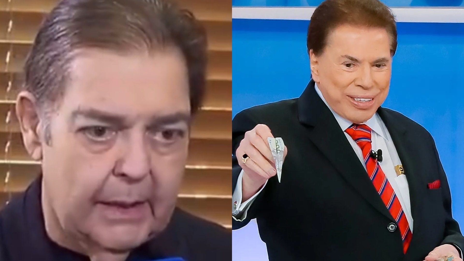 Faustão é internado em mesmo hospital que Silvio Santos e esposa se pronuncia