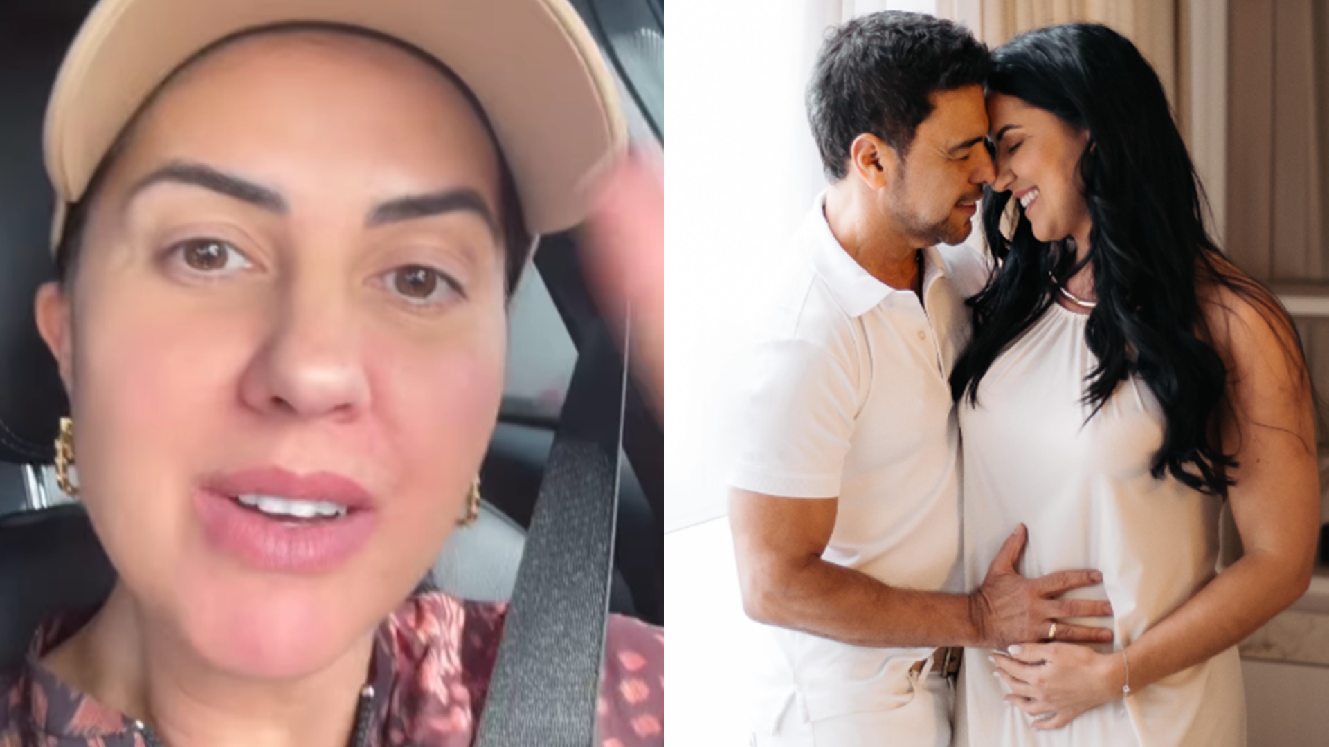 Graciele Lacerda convida família de Zezé para chá revelação após barracos: “Todo mundo”
