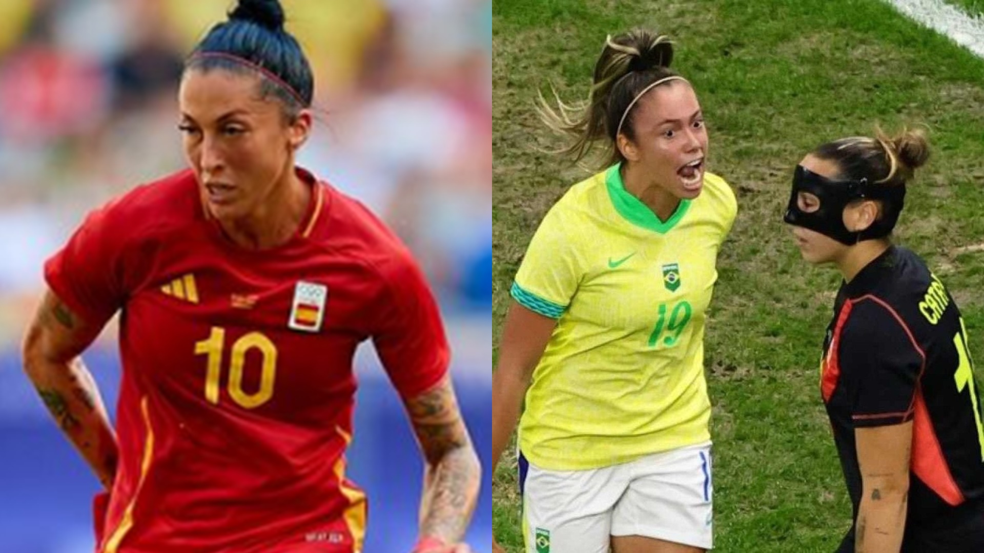 Jogadora espanhola detona o Brasil após derrota nas Olimpíadas: “Não jogam futebol”