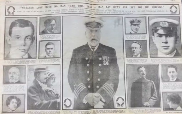 Jornal publicado cinco dias após naufrágio do Titanic é encontrado durante faxina na Inglaterra