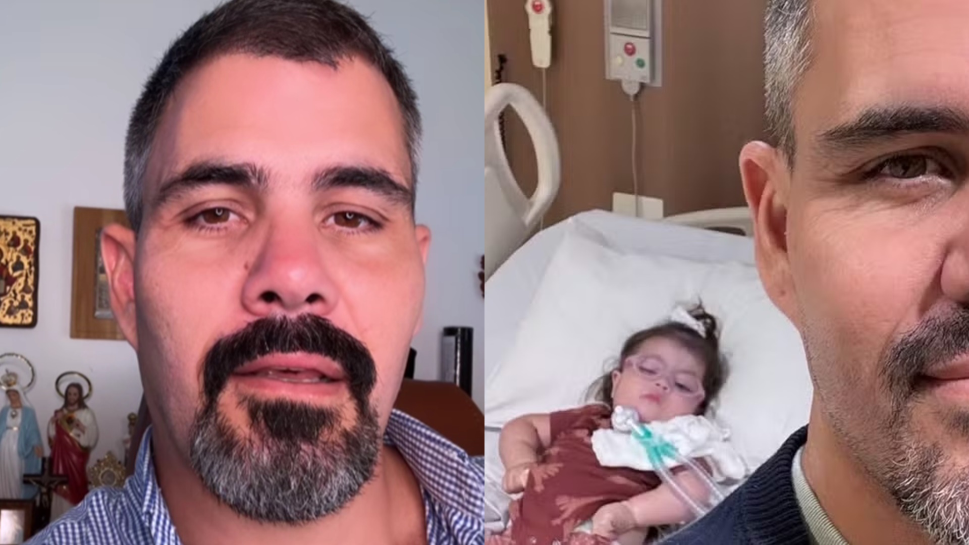 Juliano Cazarré se emociona ao expor evolução da filha com doença rara: “Um milagre”