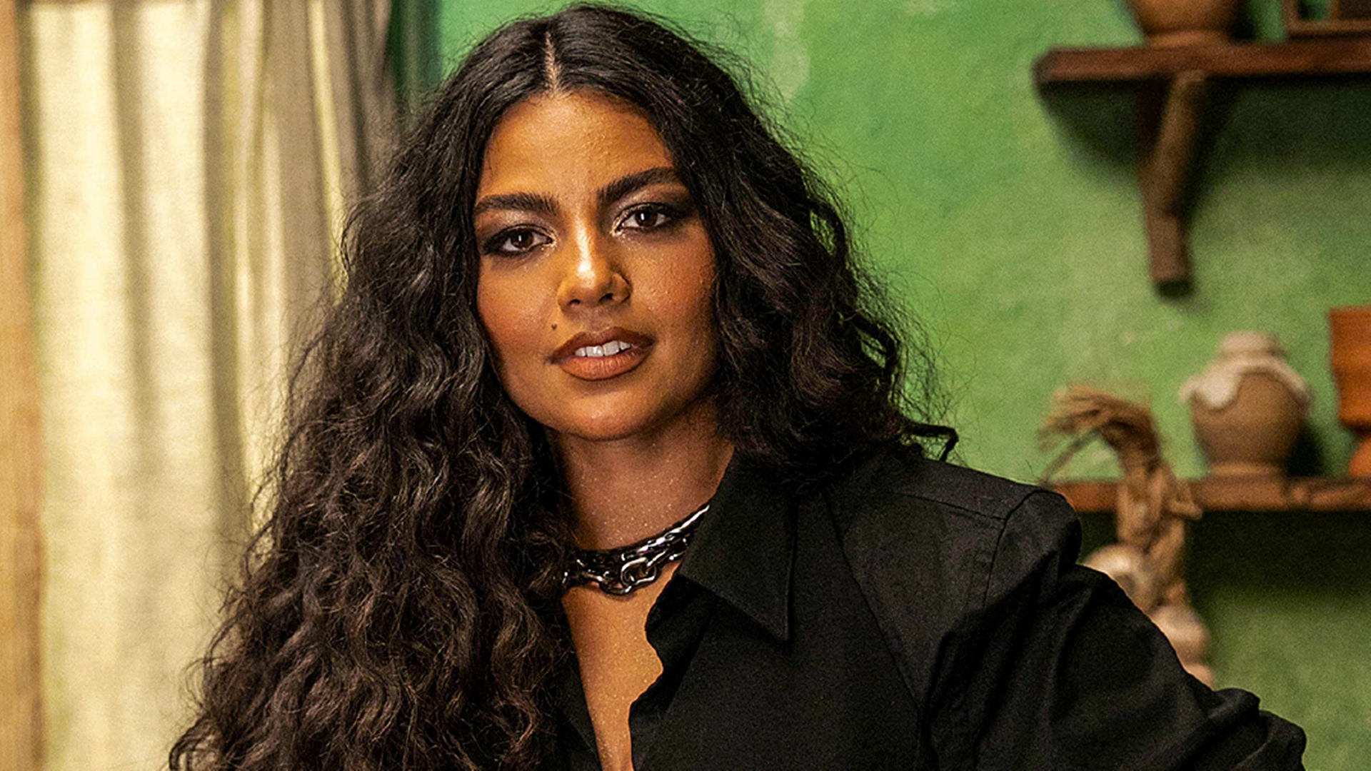Larissa Bocchino, de No Rancho Fundo, conta que costurou o próprio figurino: ‘Fiz toda uma coisa’