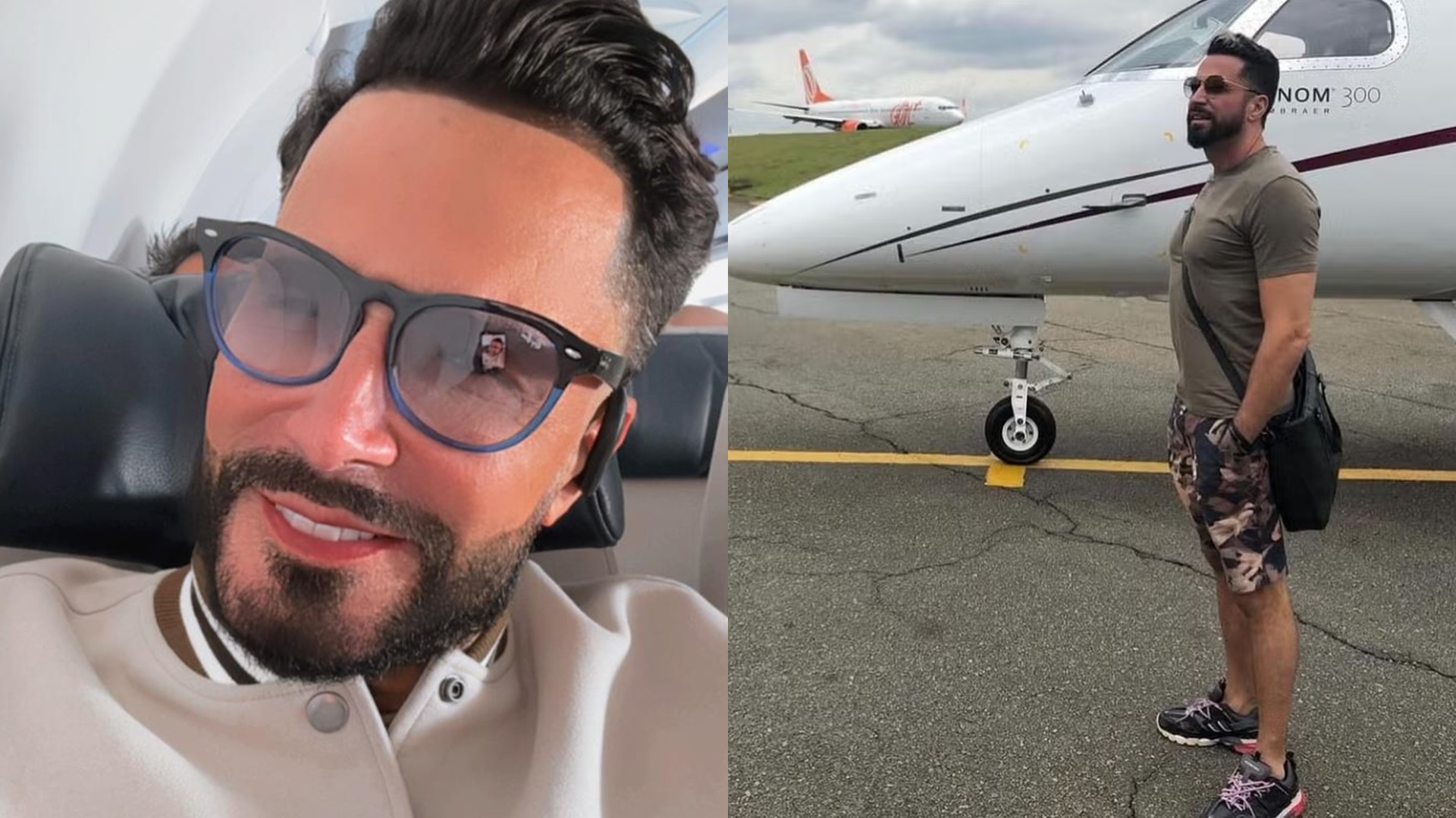Latino revela fobia de avião e expõe momento desesperador em voo: “Foi terrível”