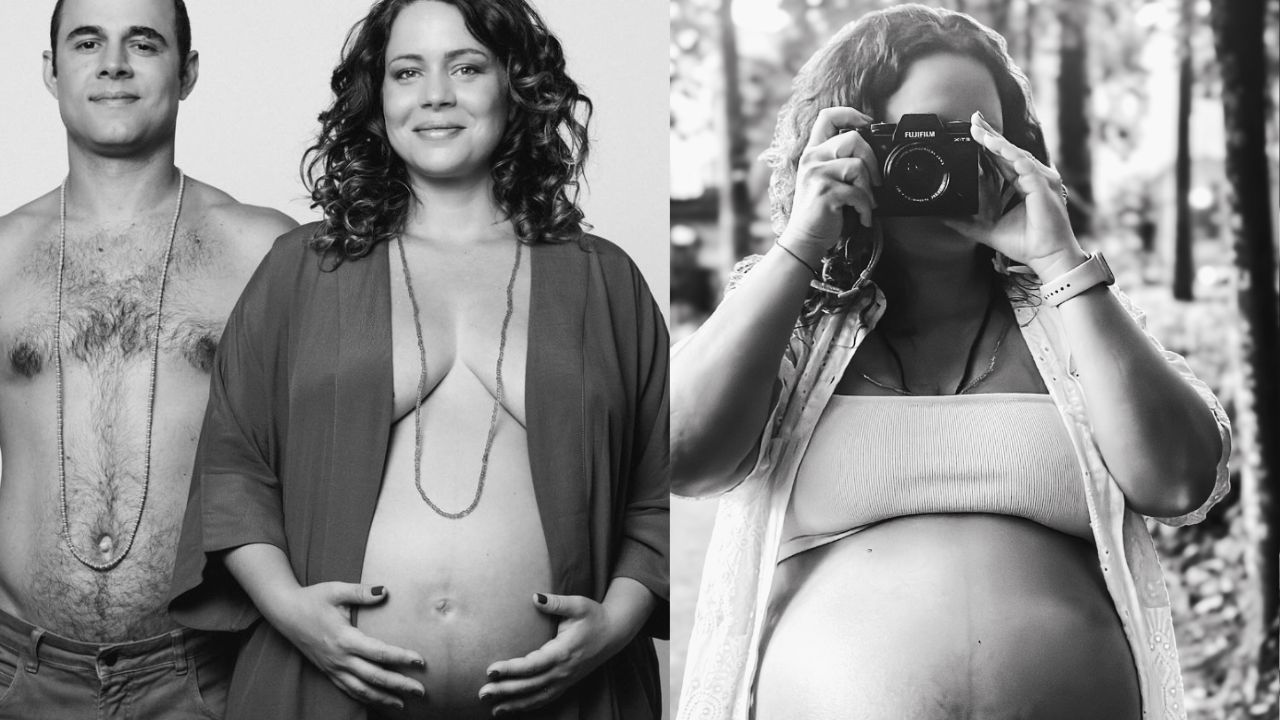 Leandra Leal exibe barrigão e ganha texto emocionado do marido: “Sempre boa hora”