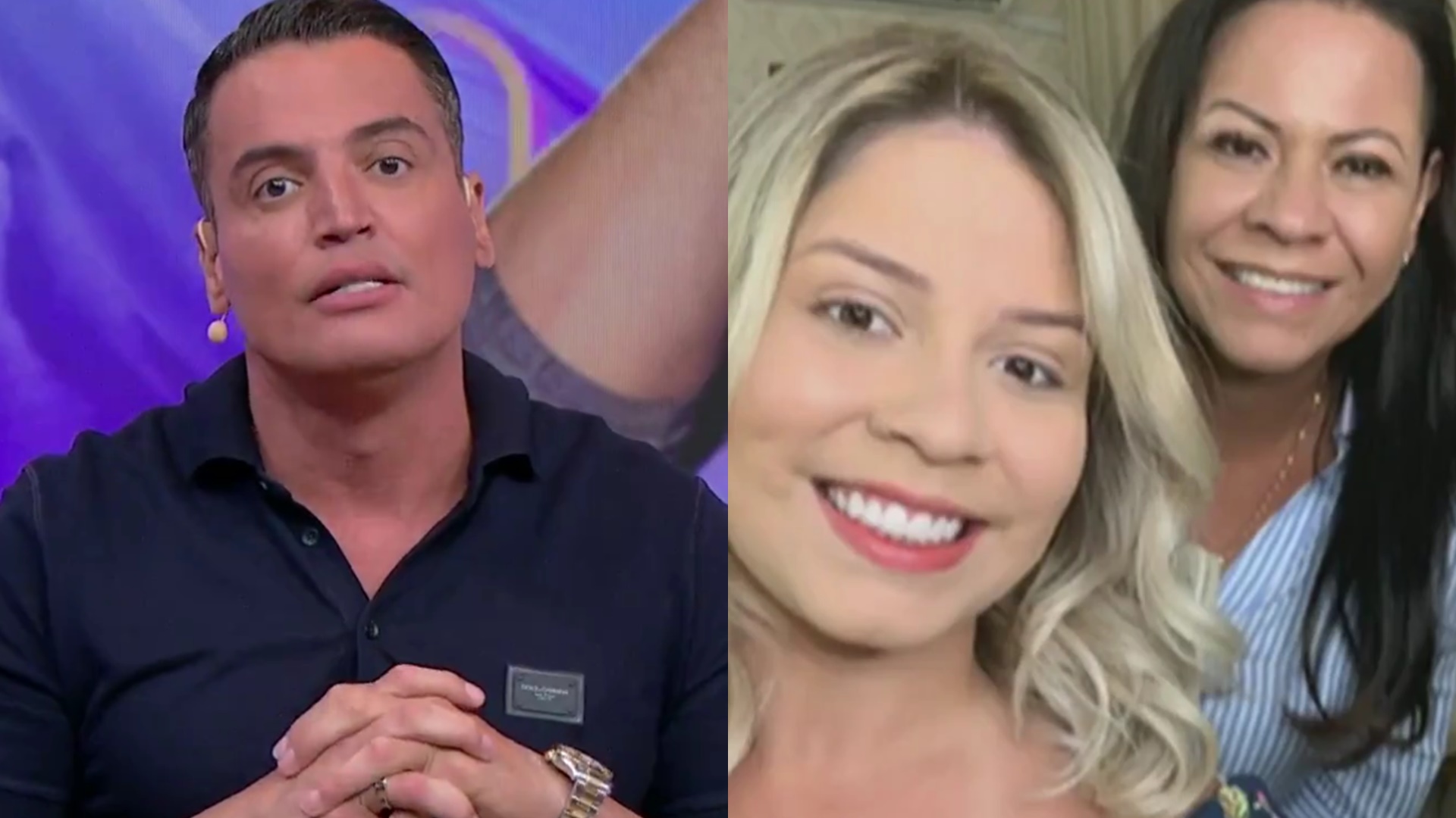Leo Dias rebate mãe de Marília Mendonça ao vivo após polêmica: “Não vou tomar posição”