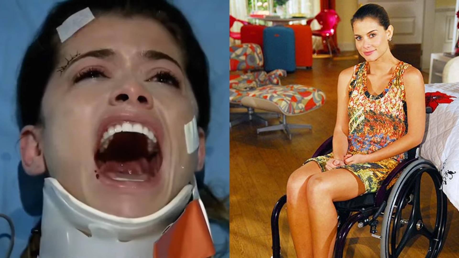 Saiba quando Luciana sofre acidente e fica sem andar em Viver a Vida