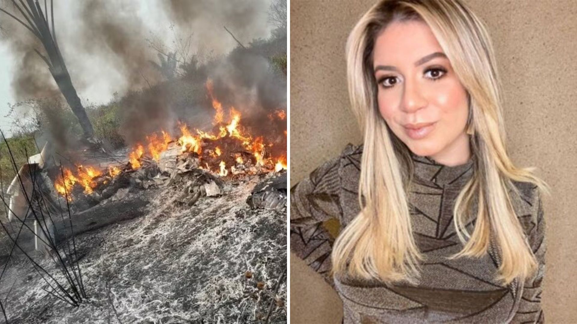 Tragédia! Avião que caiu no MT é a da mesma linha do que matou Marília Mendonça