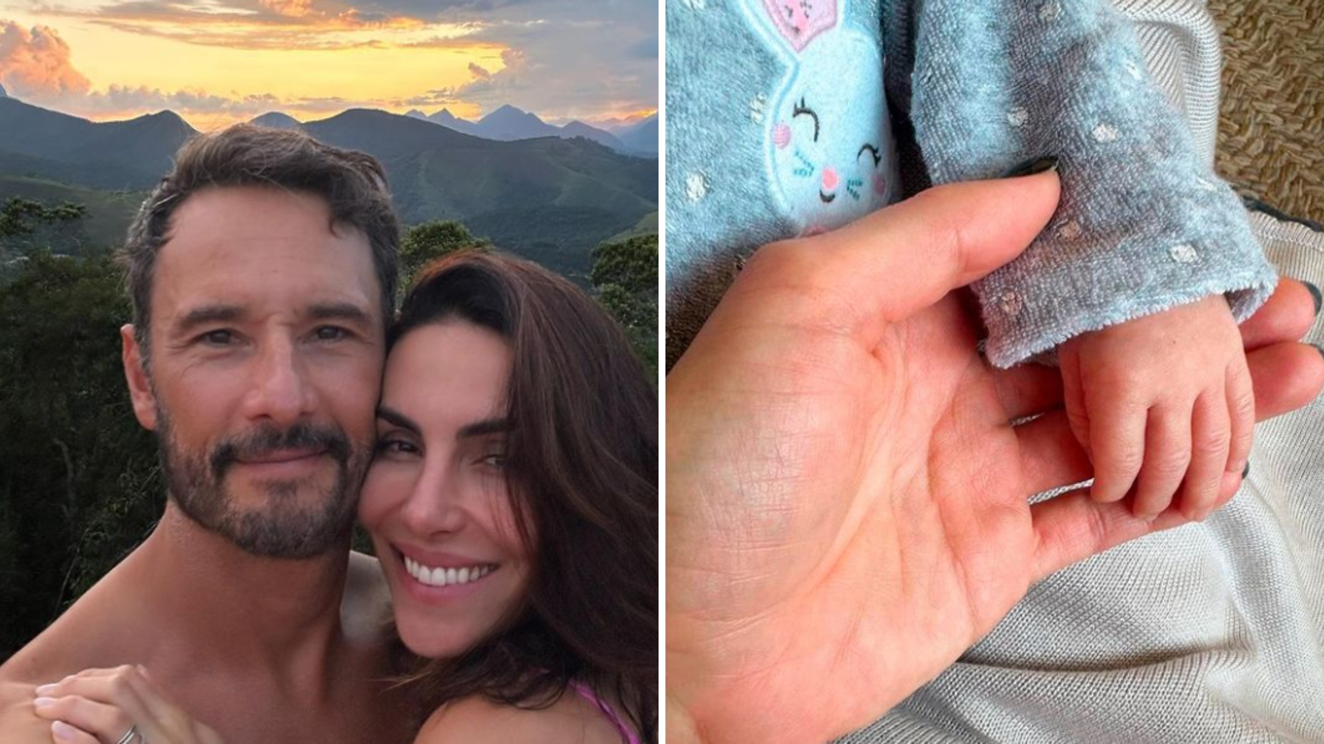 Mel Fronckowiak anuncia o nascimento da segunda filha com Rodrigo Santoro: “Entre nós”