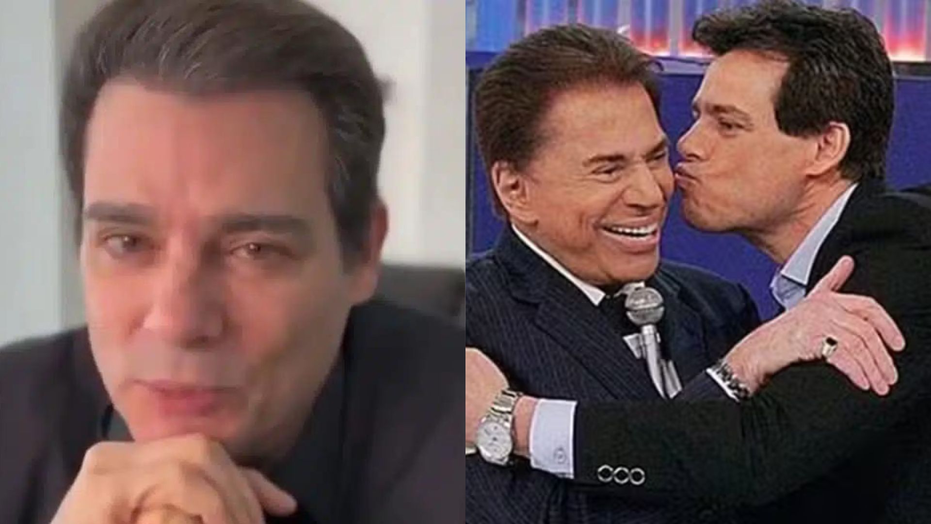 Ao vivo, Celso Portiolli fica aos prantos ao falar de Silvio Santos: “Meu pai”