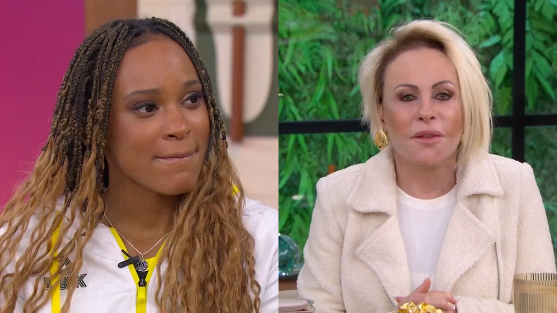 Ana Maria Braga chora com declaração de Rebeca Andrade: “Deixa eu me acalmar”