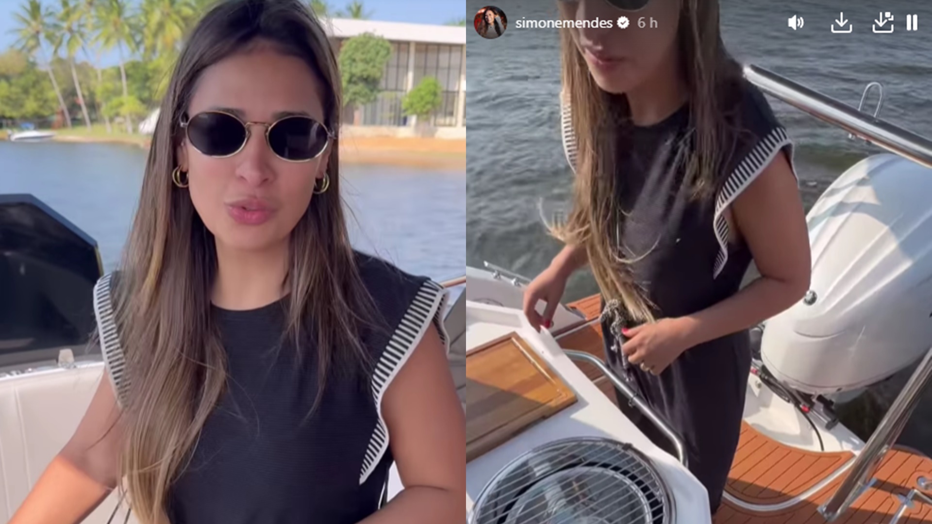 Simone Mendes comemora aquisição de lancha de R$ 500 mil com área gourmet: “Sonho”