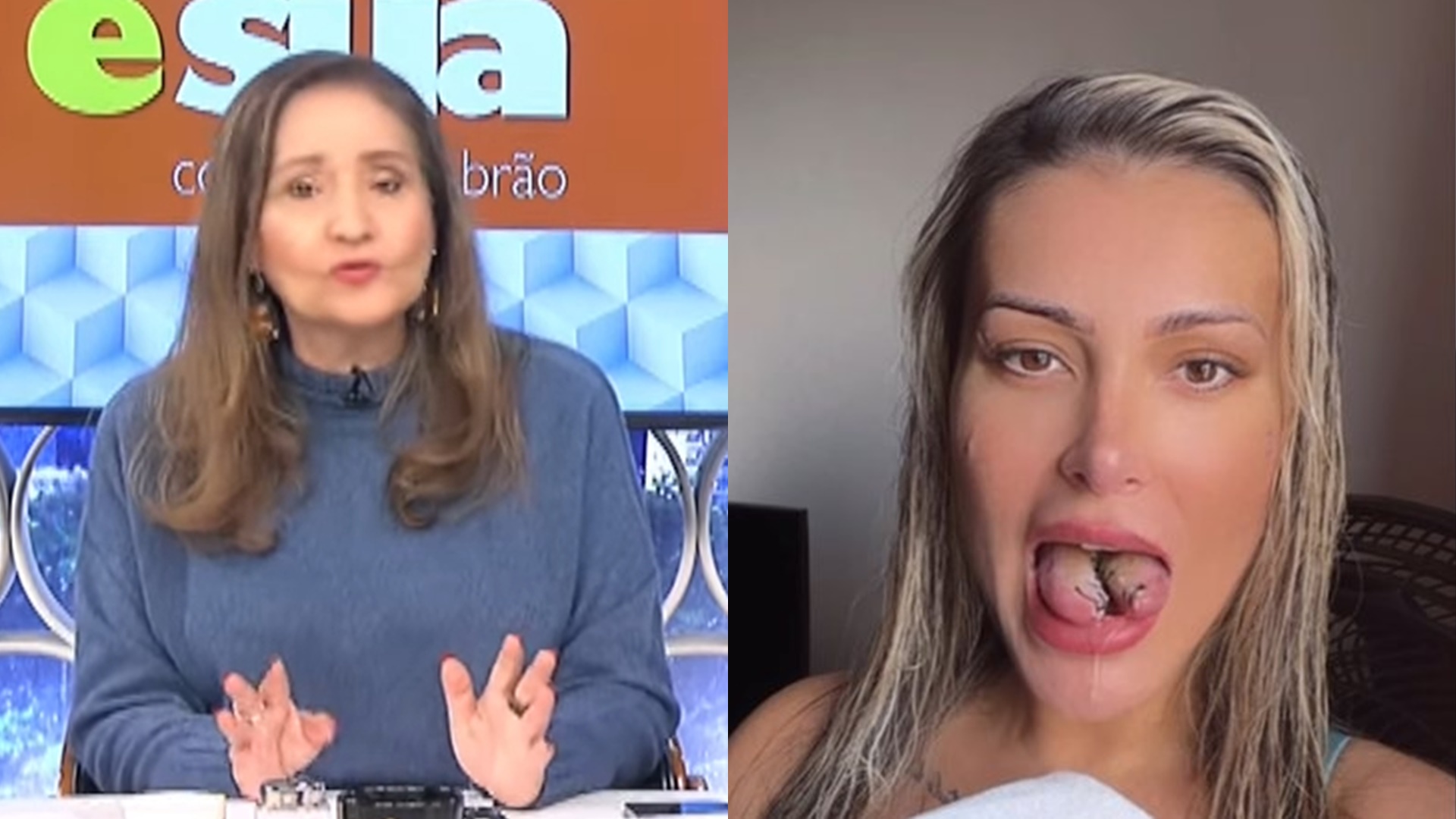 Sonia Abrão ataca Andressa Urach após divisão da língua: “Precisa de tratamento”