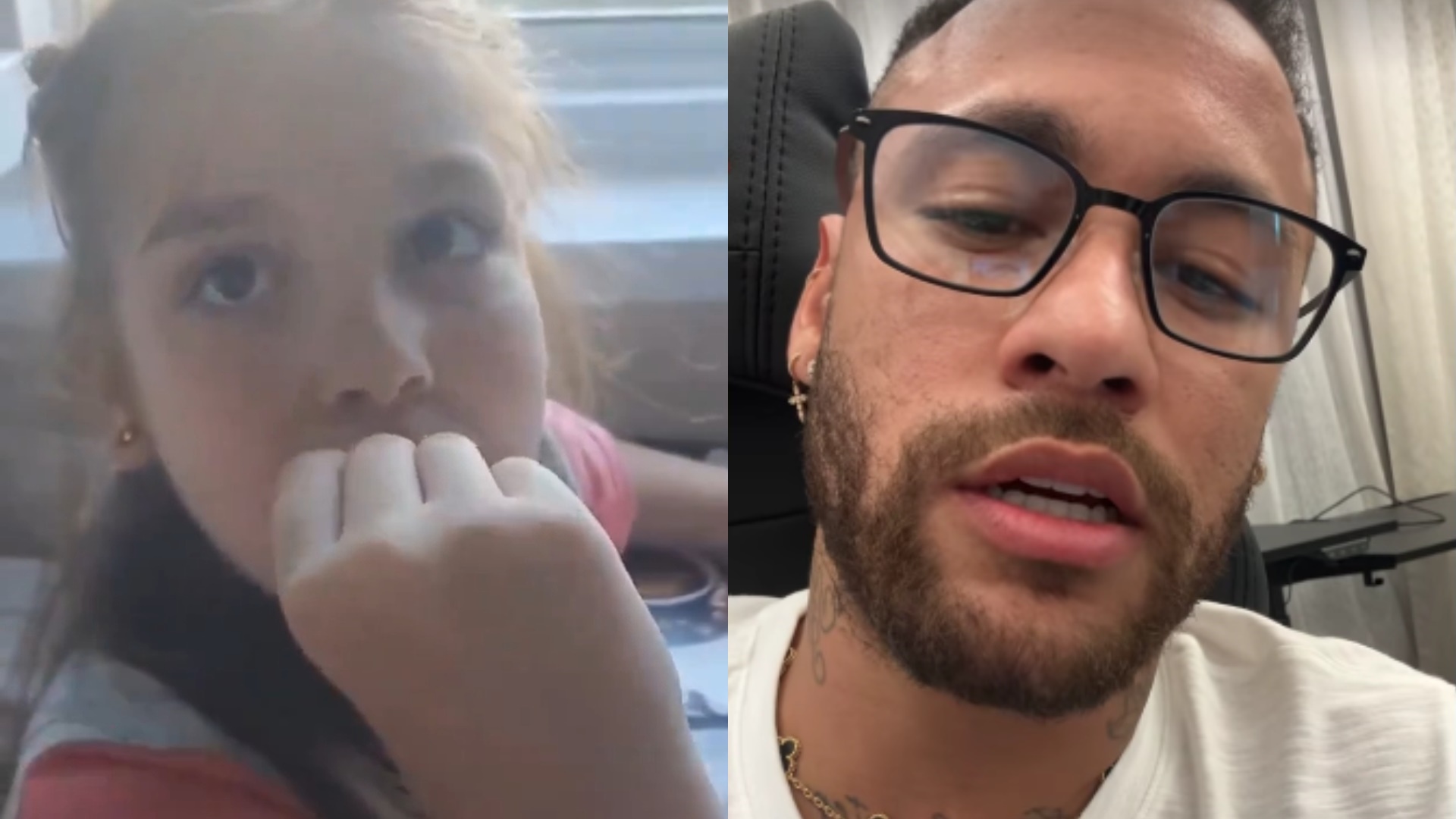 Suposta filha de Neymar manda vídeo para o jogador no Dia dos Pais: “Apesar da distância”