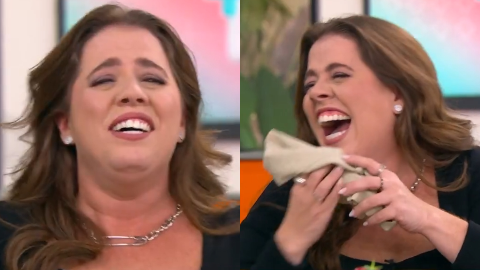 Tati Machado tem ataque de riso no Mais Você por causa de prato inusitado: “Pau carnudo”