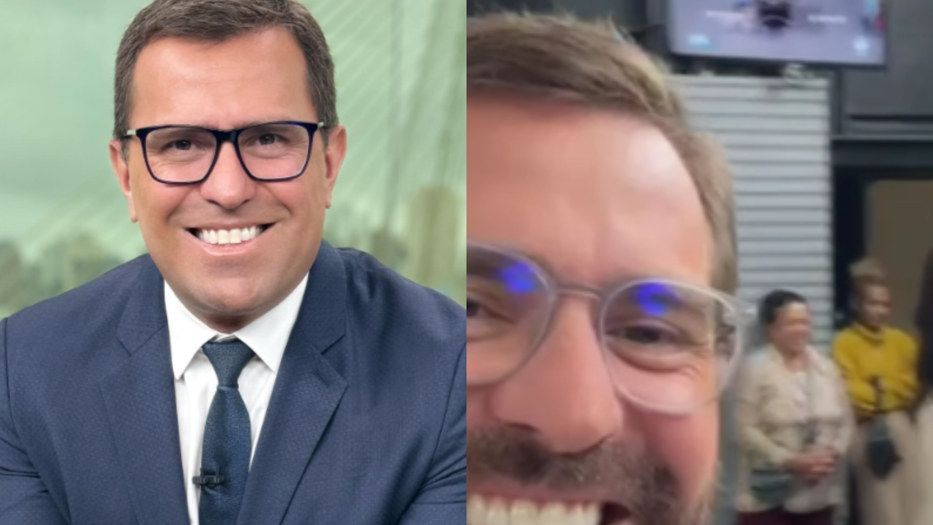 Após tempo afastado, Rodrigo Bocardi ressurge com novo visual: “Funcionário novo”
