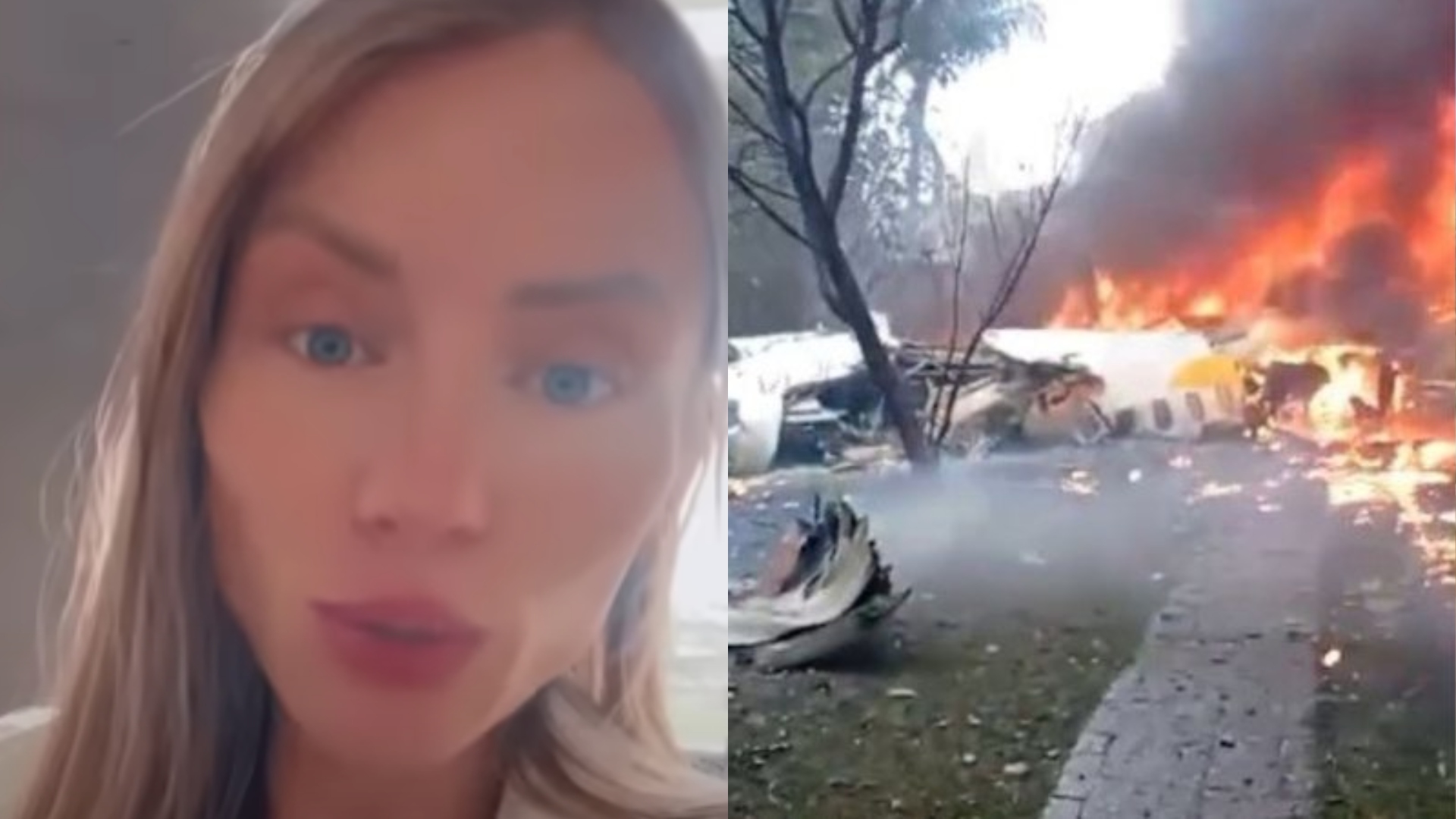 Vítima da tragédia fez vídeo momentos antes da queda do avião: “Vai dar tudo certo”
