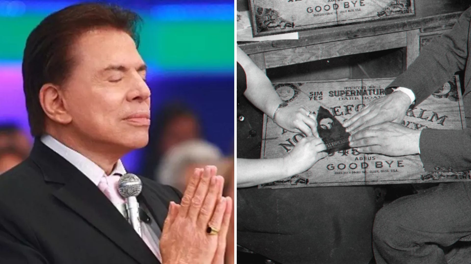 Você teria? Antes de partir, Silvio Santos comprou tabuleiro para falar com os mortos