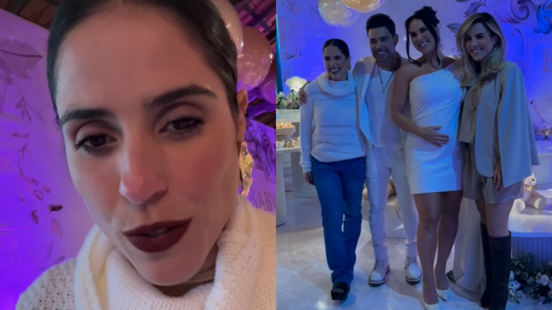 Wanessa é detonada por presença em chá revelação de Graciele e irmã defende: “Respeita”