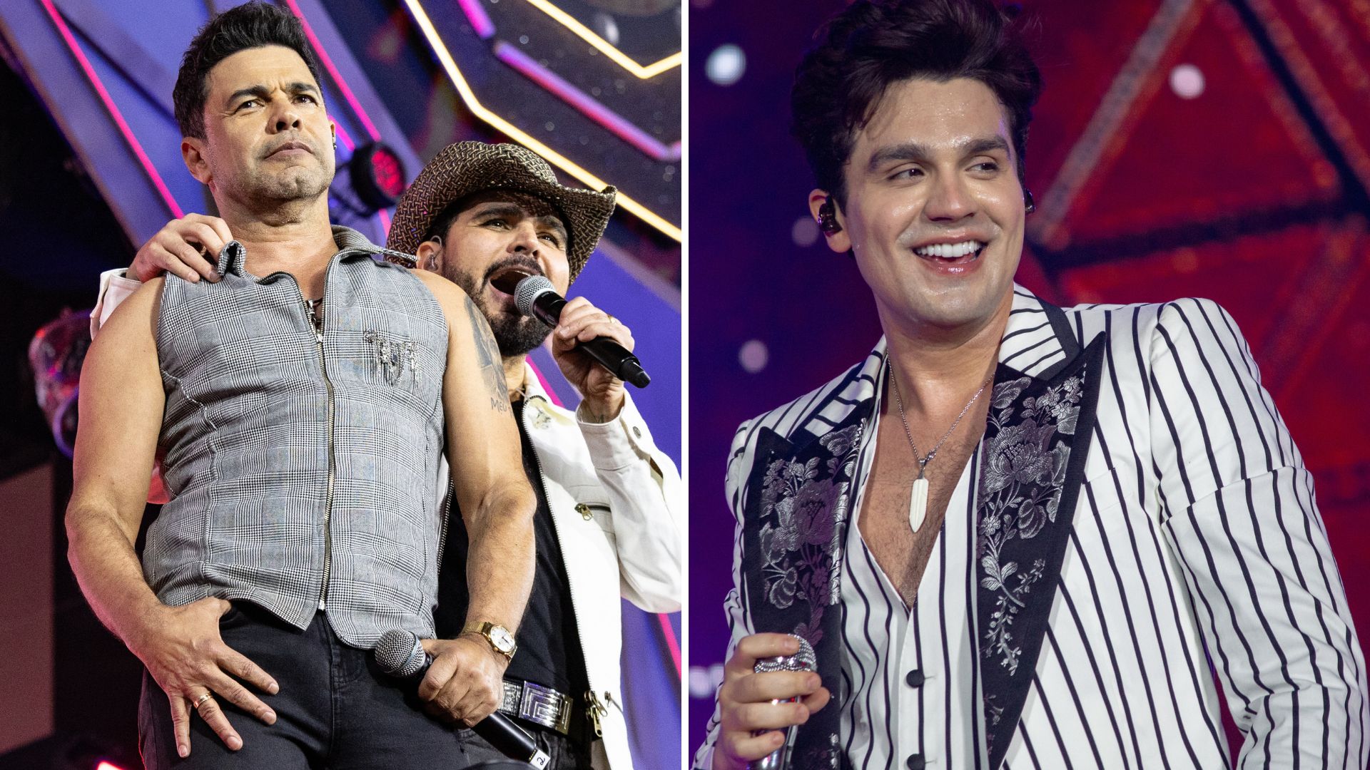 Zezé Di Camargo, Luciano e Luan Santana lotam arena em Barretos: “Festa gigante”
