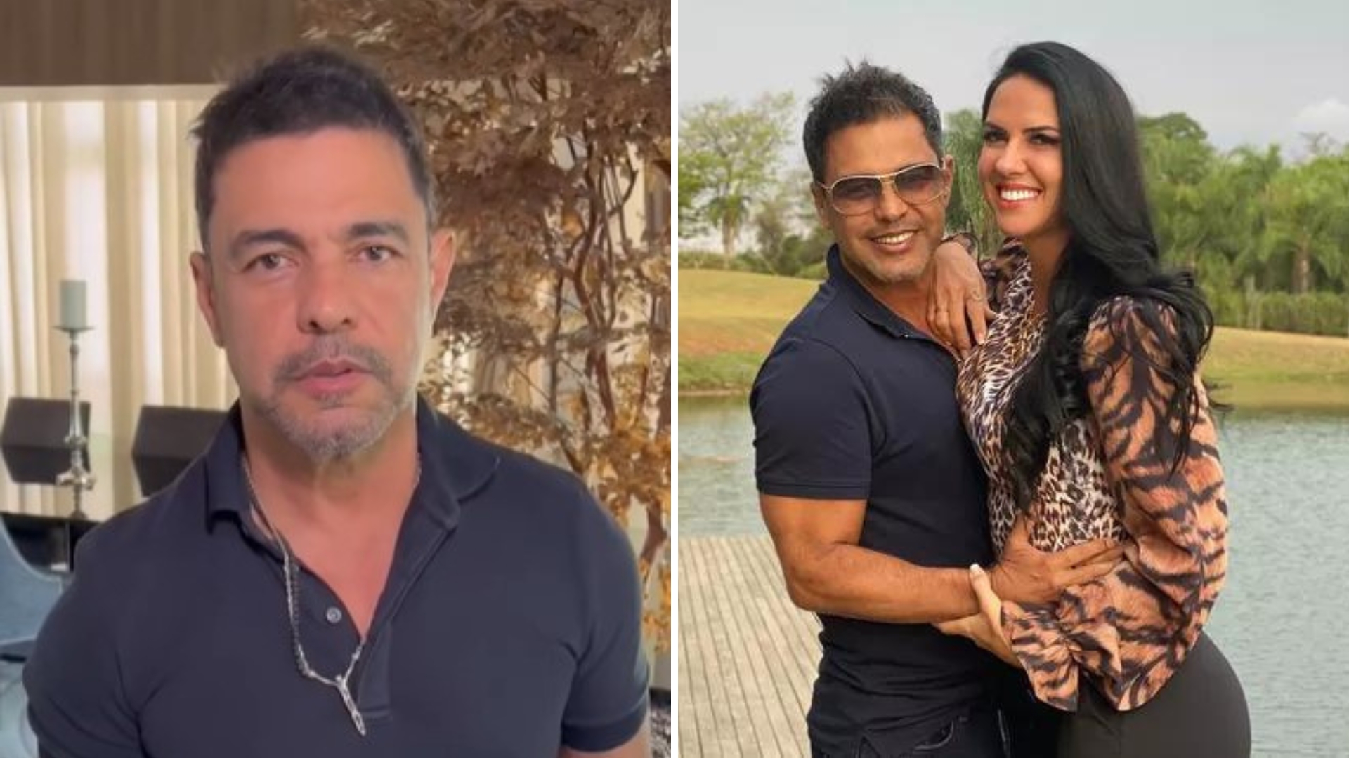 Zezé Di Camargo sai em defesa de Graciele após ataque: “Nem uma nora”