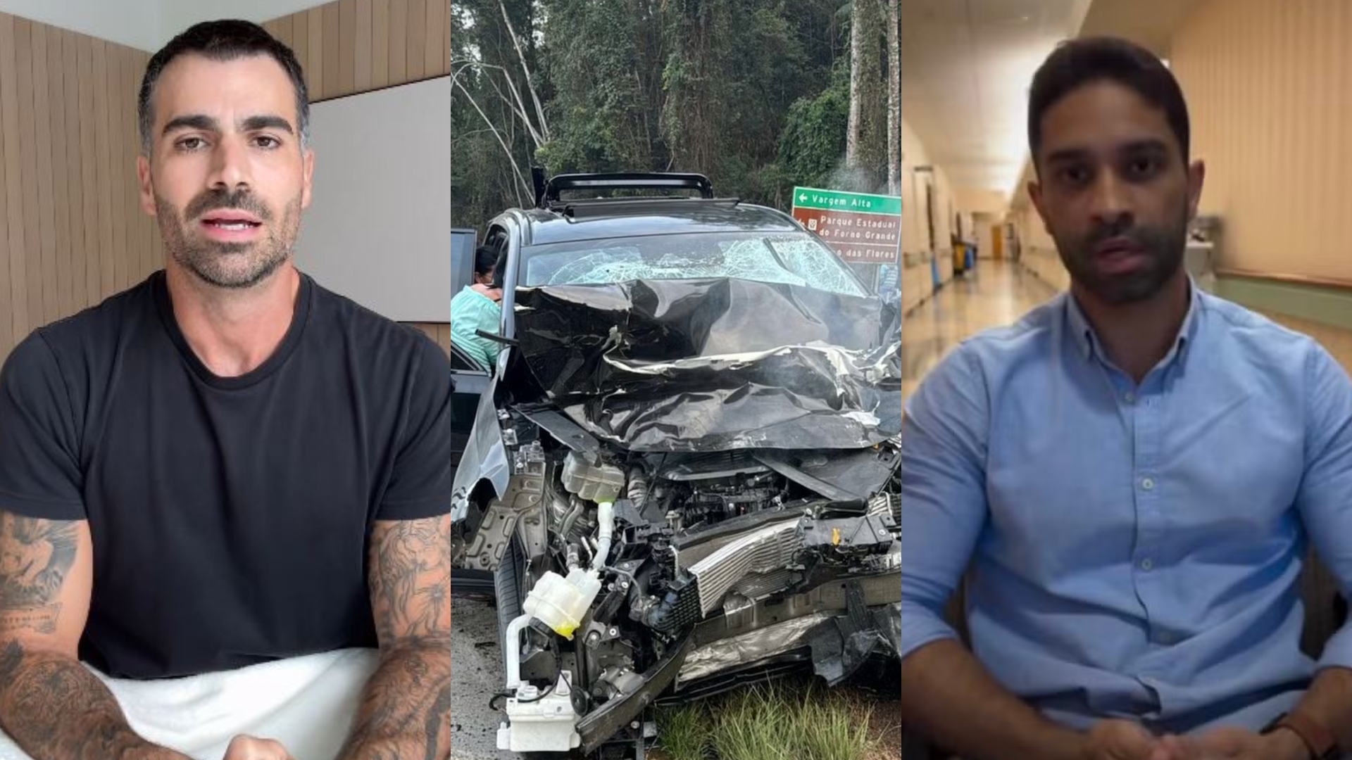Médico do ex-BBB Rodrigão sofre acidente e faz duro relato: “Estou vivo”
