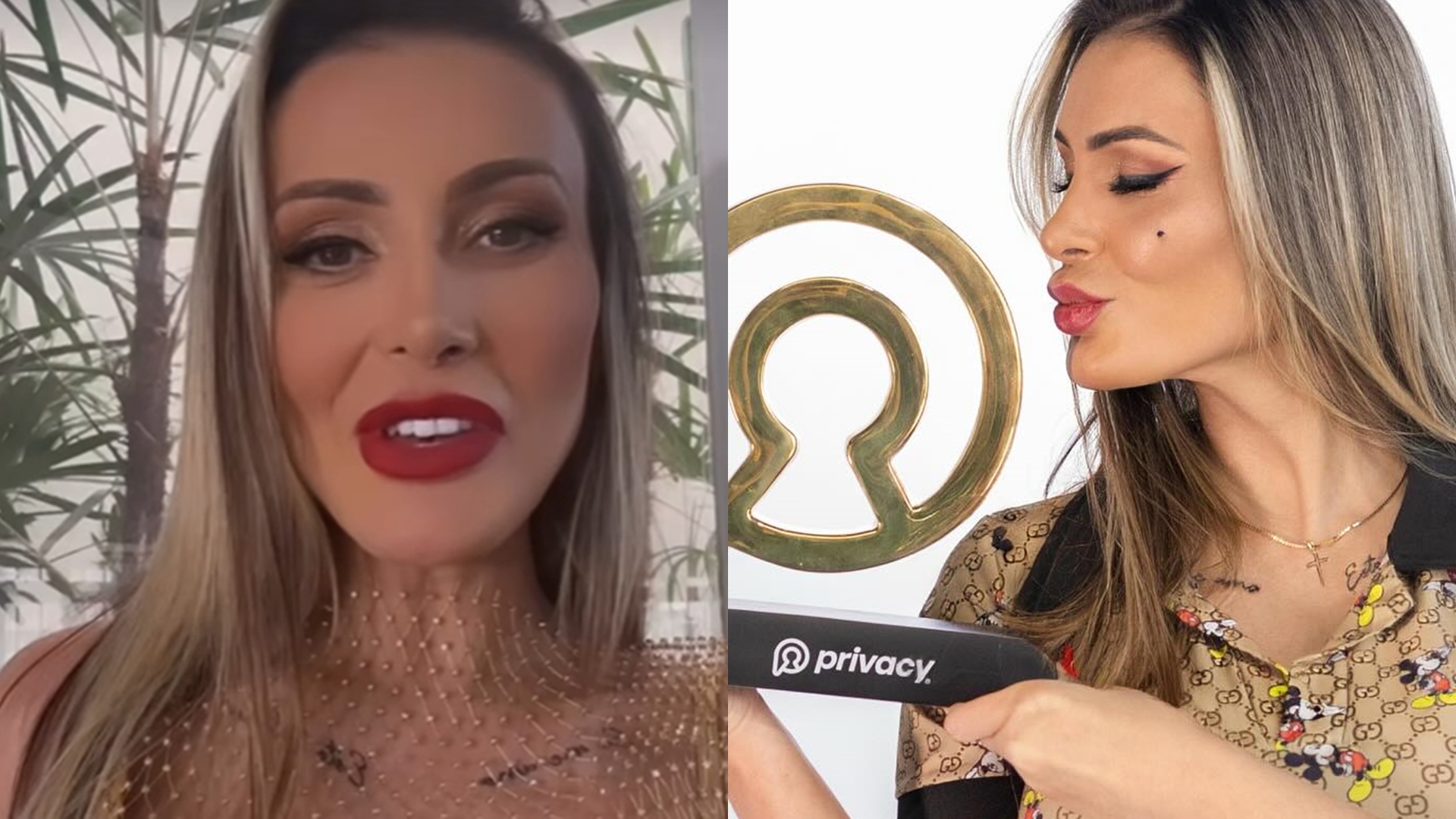 Andressa Urach comemora fortuna após lucrar R$ 2 milhões com vídeos: “Deus está comigo”