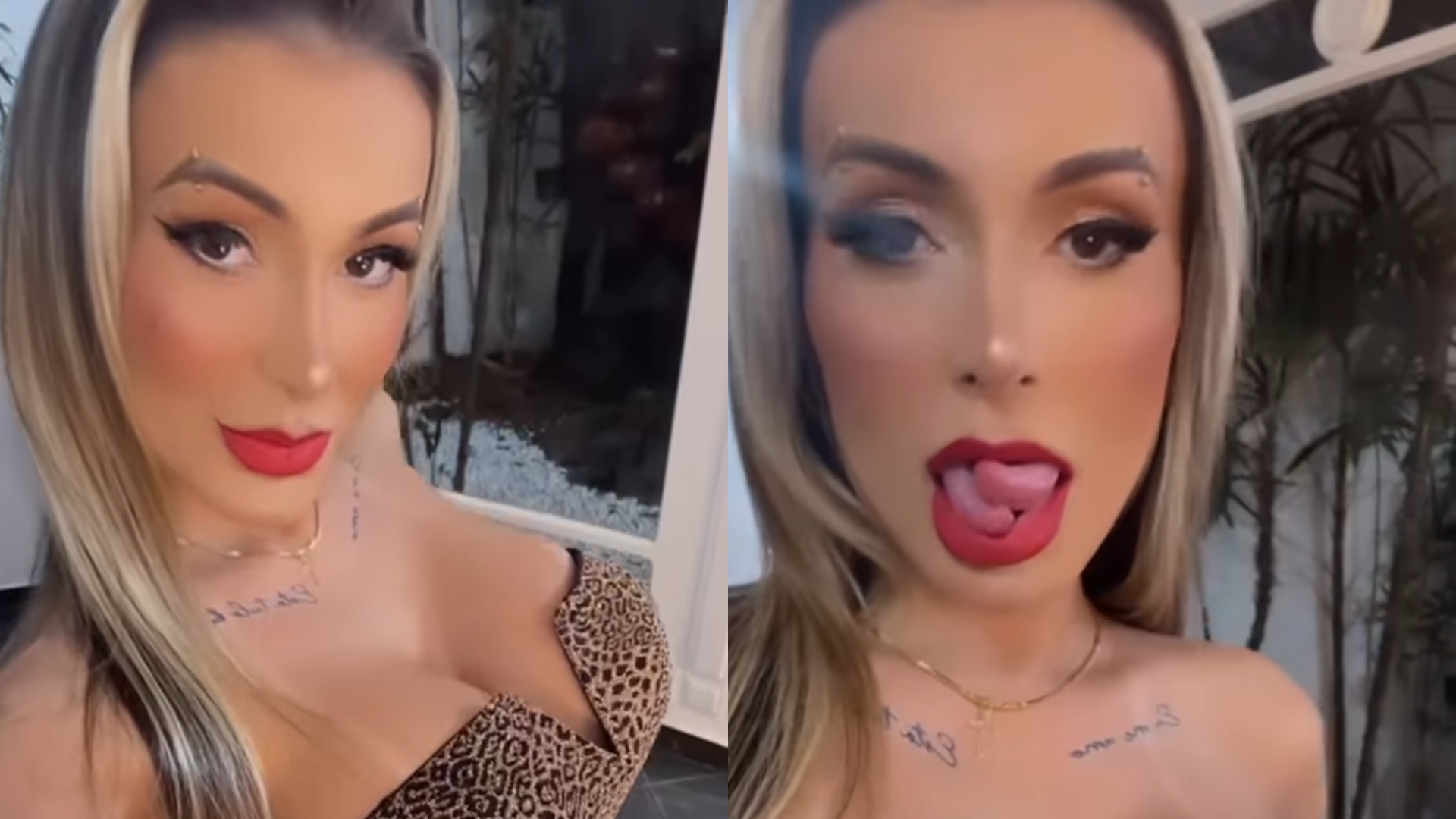 Andressa Urach sensualiza em vídeo, mas internautas criticam e apontam porquice