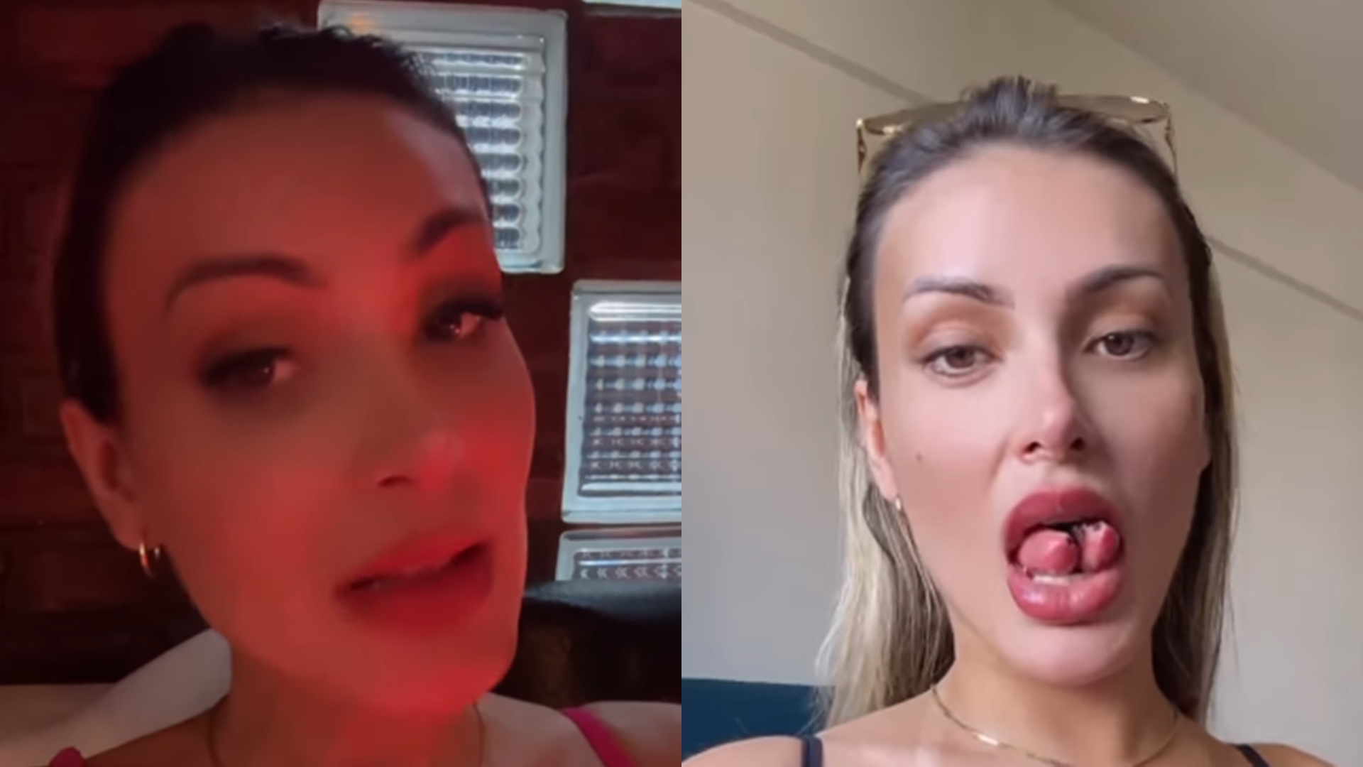 Por causa da língua? Andressa Urach revela nova cirurgia que a deixou sem falar direito