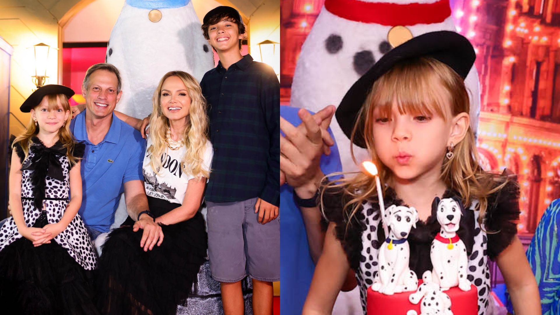 Filha de Eliana completa 7 anos e ganha festão de aniversário luxuoso; veja as fotos