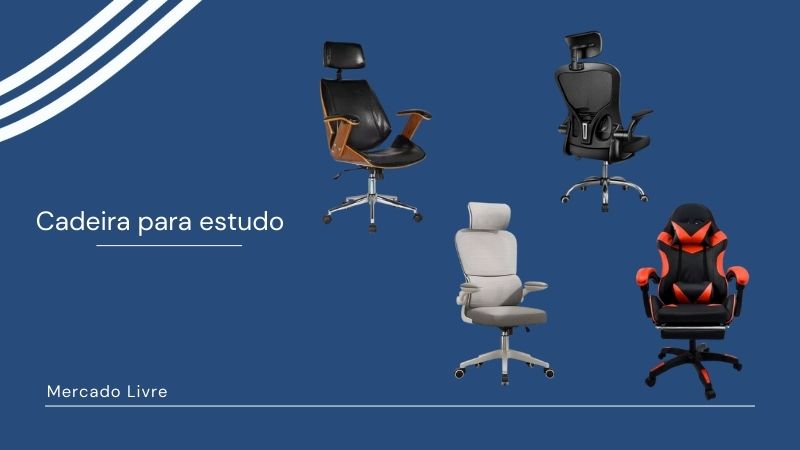 Cadeira de estudo para um aprendizado eficiente e confortável