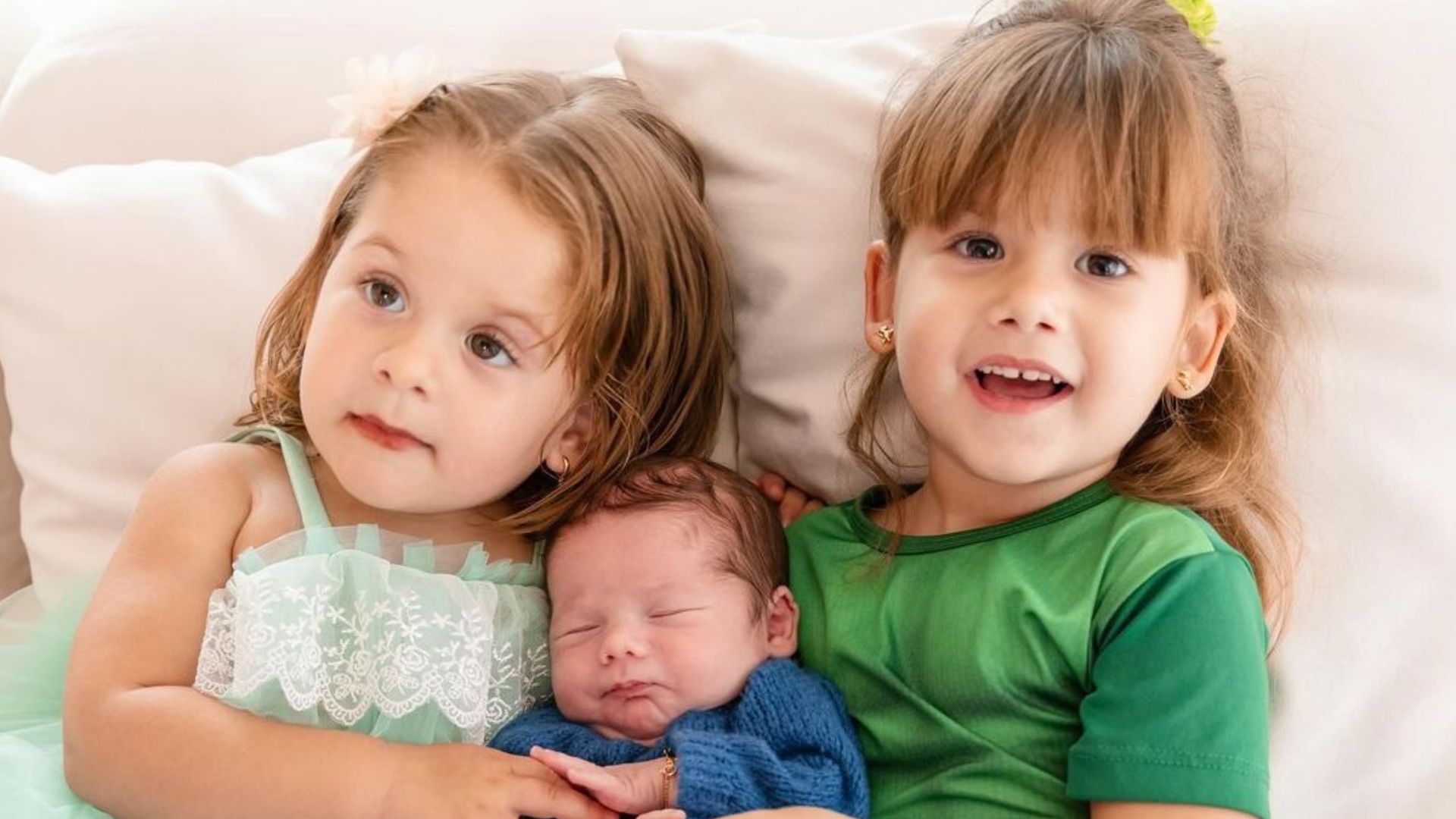 ‘Como fica o coração?’: Virginia mostra os três filhos juntos e encanta a web