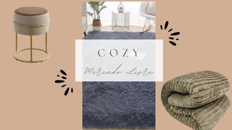 Atmosfera cozy preza por uma decoração acolhedora e confortável