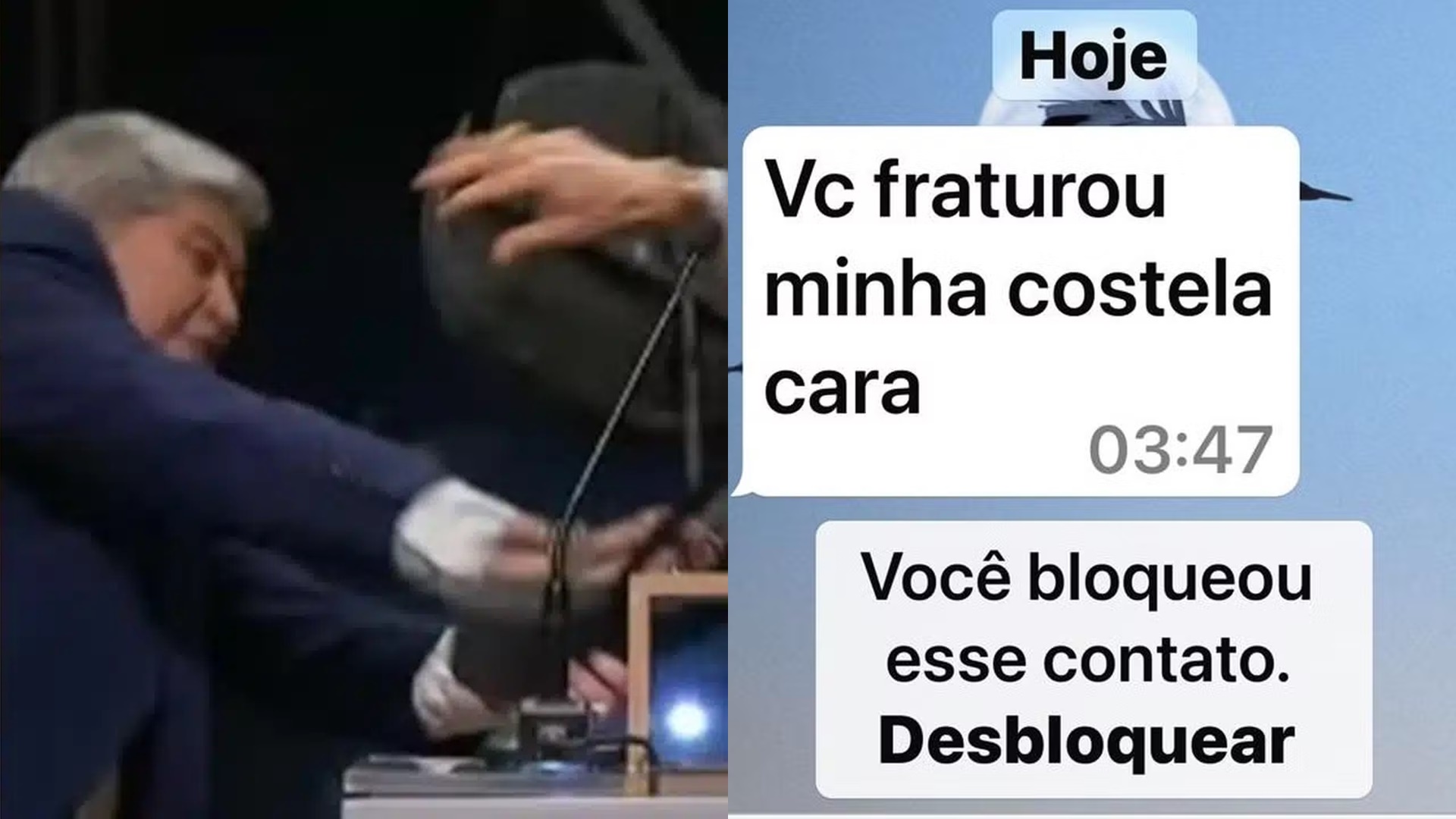 Após cadeirada em debate, Datena bloqueia Pablo Marçal no WhatsApp: “Fraturou”