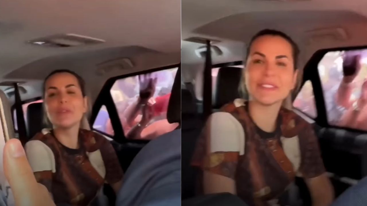 Ao sair da prisão, Deolane fala com fãs e agradece apoio
