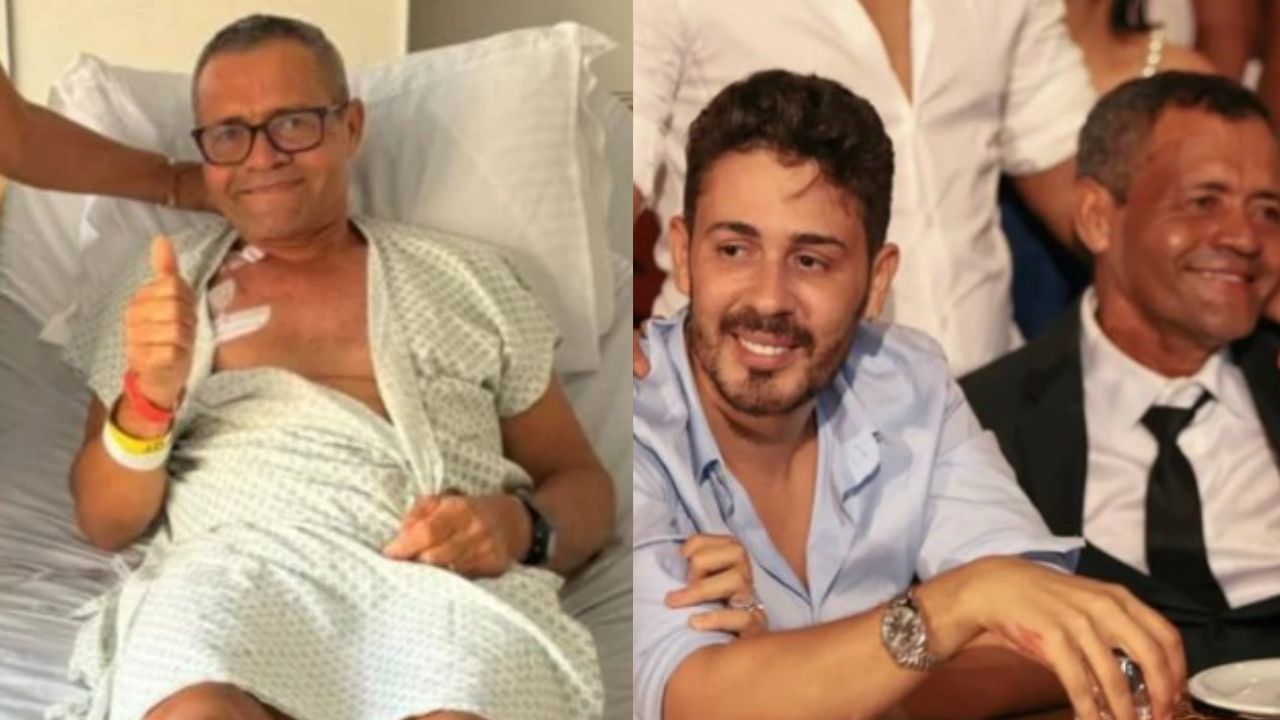 Pai de Carlinhos Maia realiza primeira sessão de quimioterapia: “Já foi”