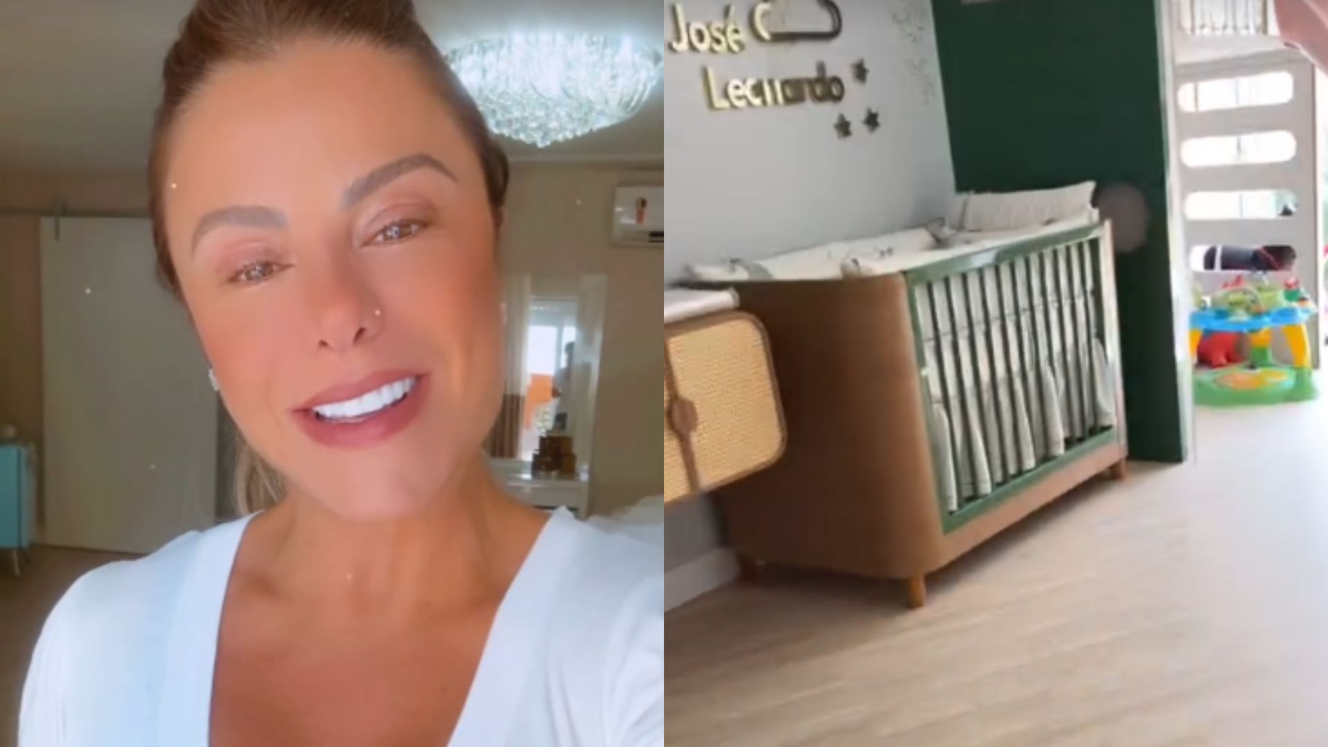 Poliana Rocha impressiona ao exibir detalhes do closet dos netos