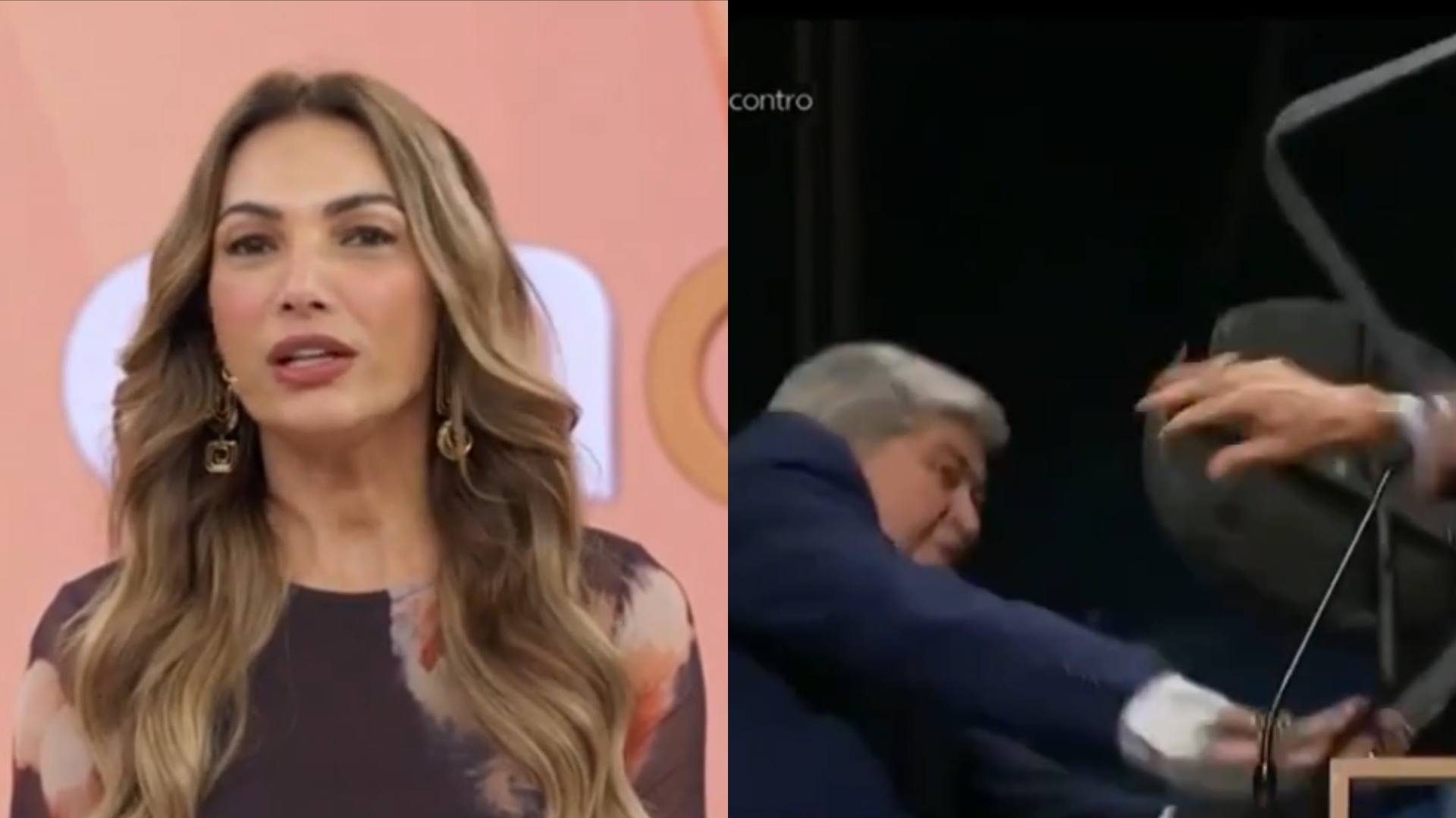 Sem papas na língua, Patrícia Poeta detona Datena por cadeirada em Marçal: “Absurdo”
